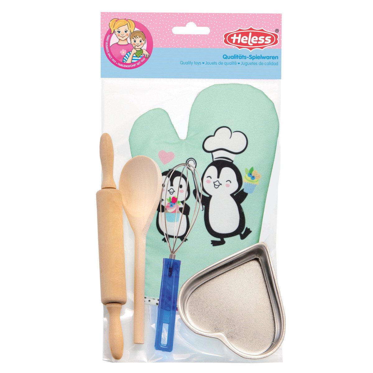 Heless Anziehpuppe Backset Pinguin 5 Teile