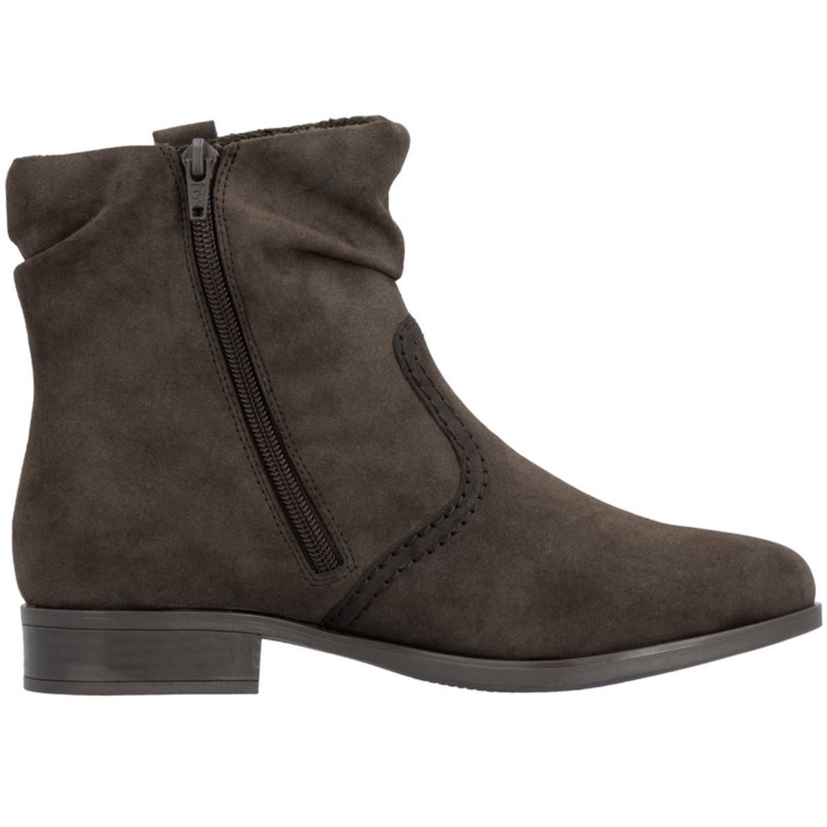 Rieker 77042-25 Stiefelette Kurz-Stiefel mit lässig gerafftem Schaft