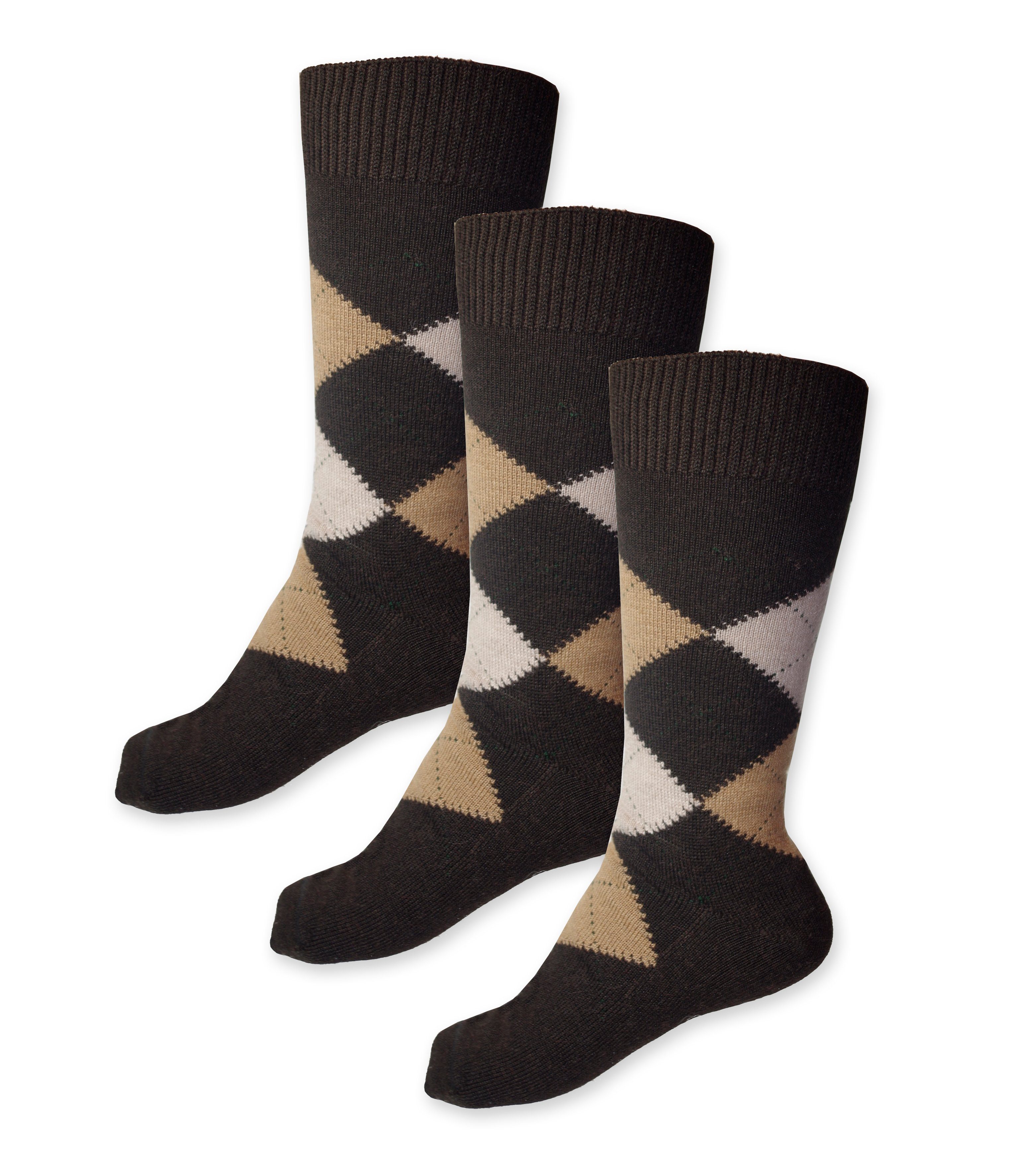 Posh Gear Businesssocken 3 Paar Alpaka Socken Carrosito (3-Paar) 41% Alpakawolle, 34% Polycryl, 25% Nylon braun | Wintersocken