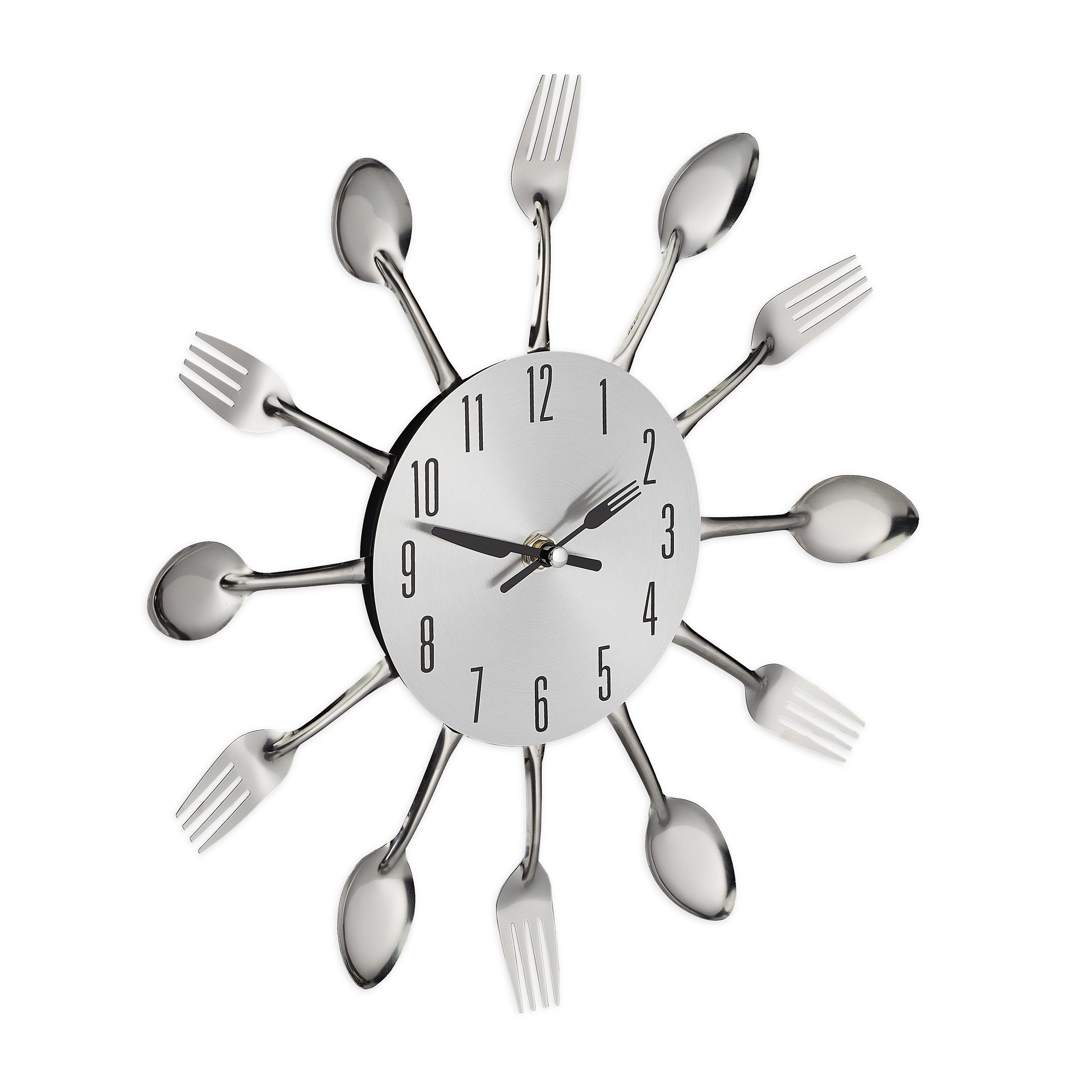 relaxdays Wanduhr Besteck günstig online kaufen