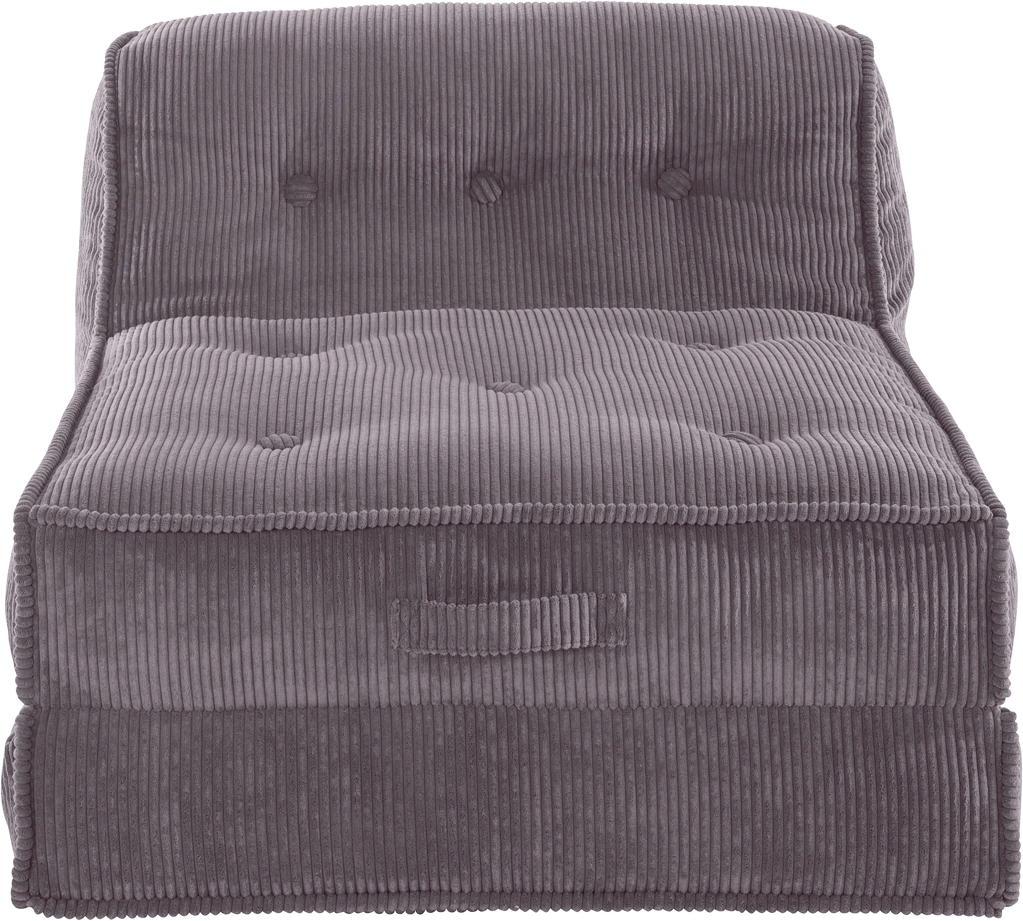 INOSIGN Sessel Pia, Loungesessel aus Cord, günstig online kaufen