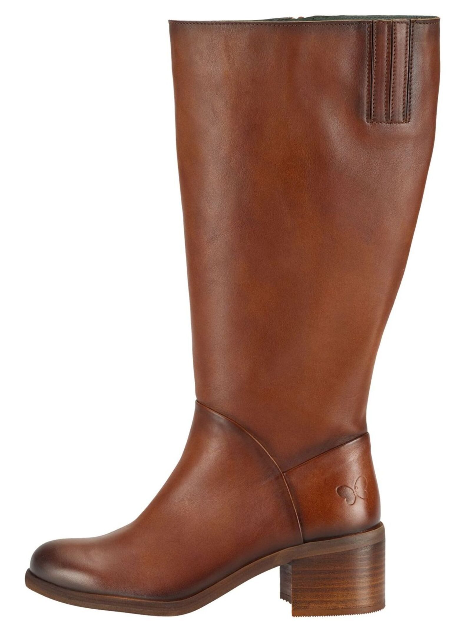 Felmini Wide Fit Stiefel Leder . Bikerboots günstig online kaufen