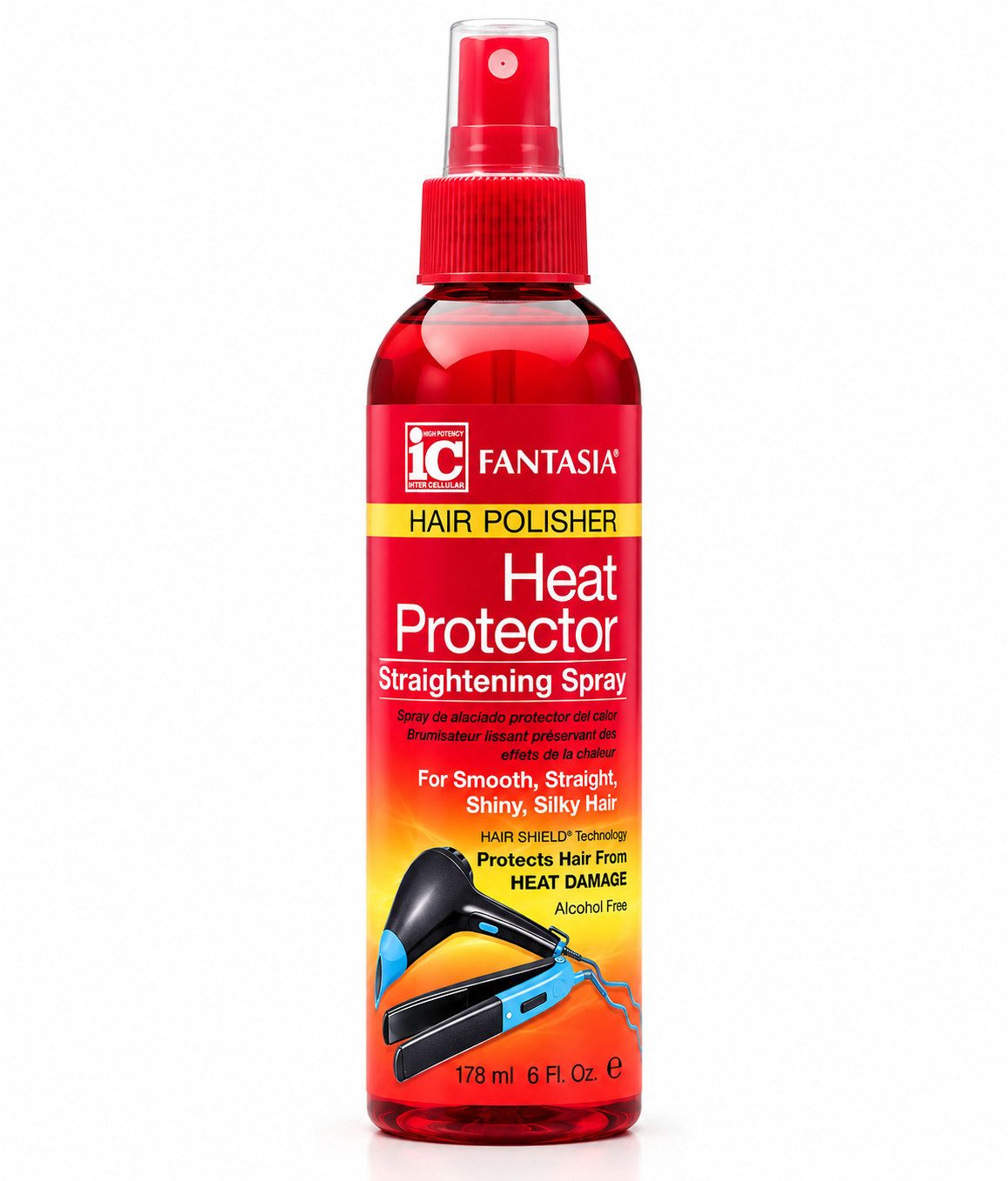 Fantasia Ic Haaröl Ic Fantasia Heat Protector Straightening Spray 178ml