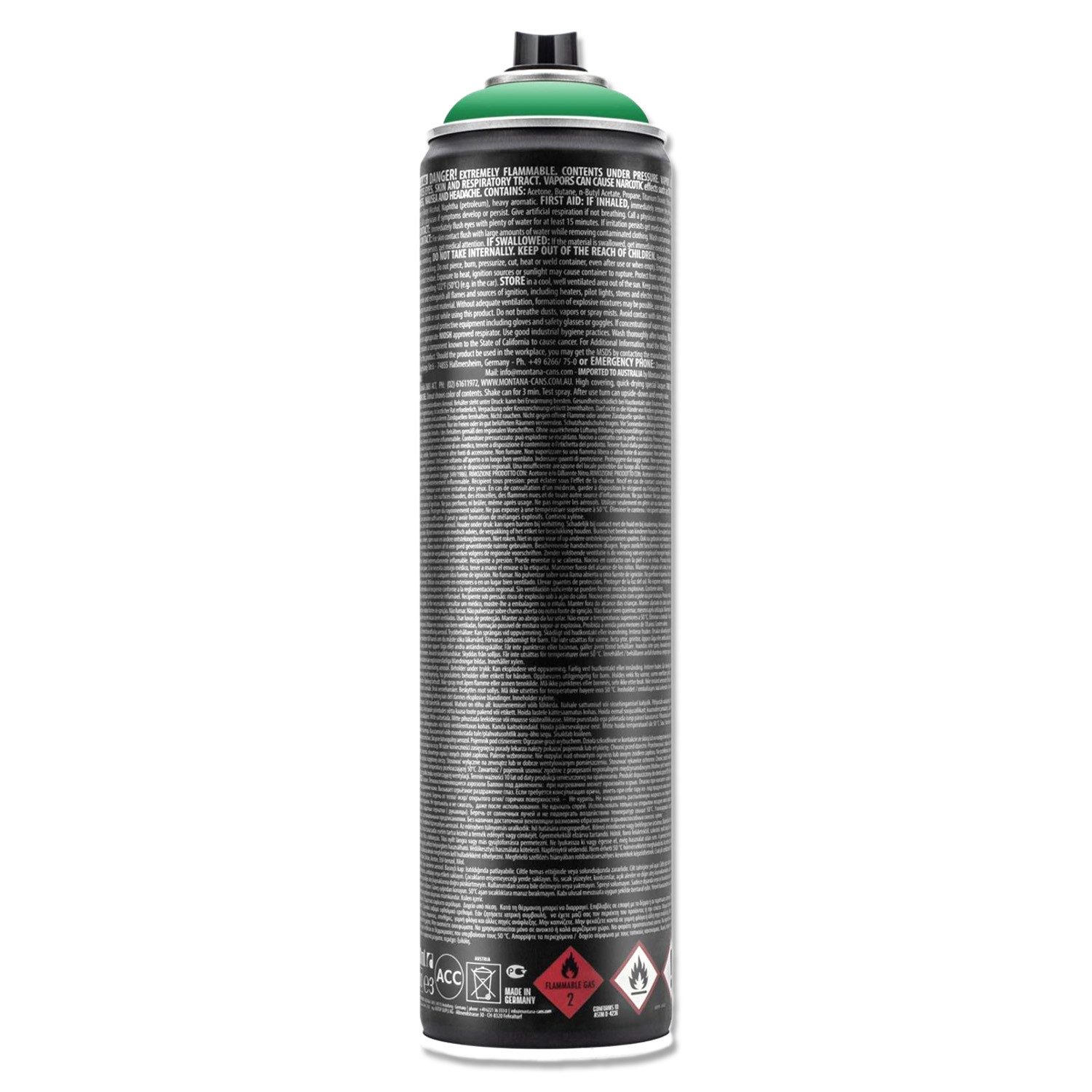 Montana Cans Sprühlack Sprühlack 600ml High-Pressure matt Montana BLACK Extended, 14 Farben