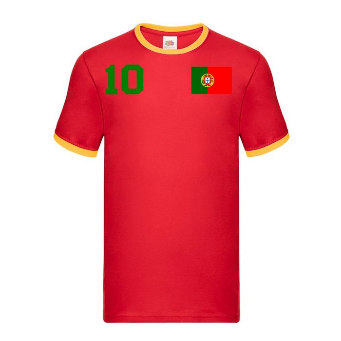 Blondie &amp; Brownie T-Shirt Herren Portugal Sport Trikot Fußball Weltmeister WM Europa EM YN11423
