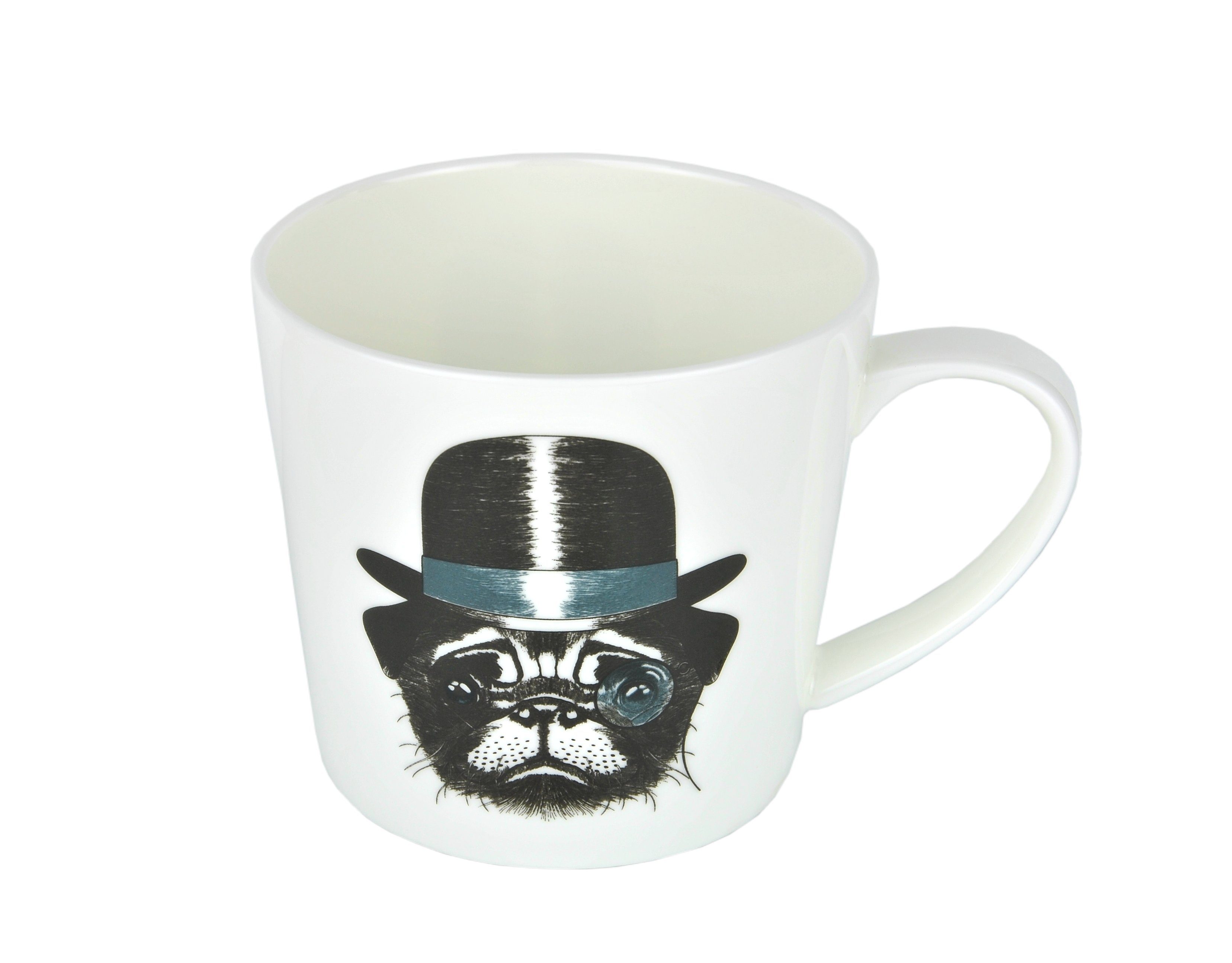 MamboCat Becher Becher Diamantporzellan - Hund mit Hut - 4132