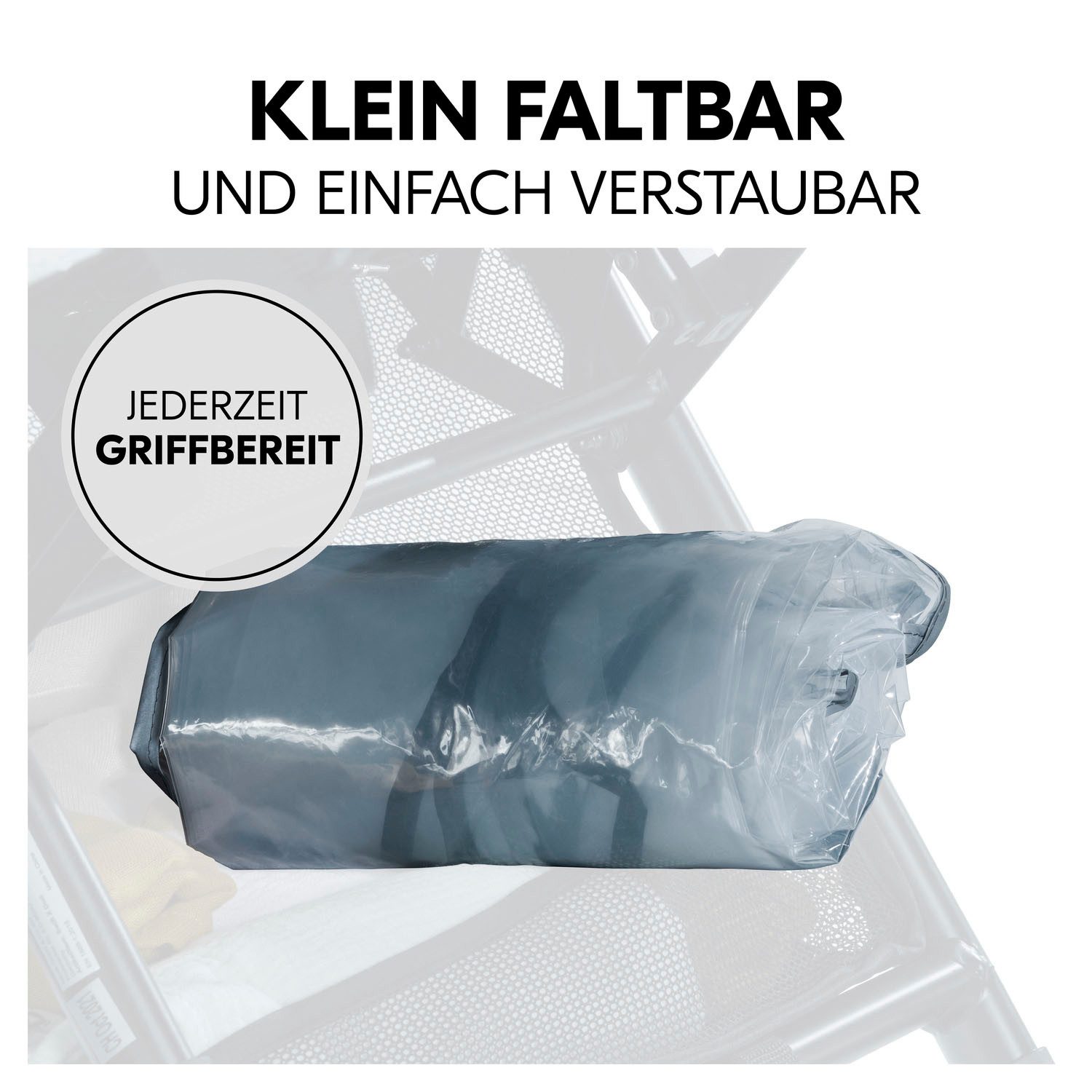 Hauck Kinderwagen-Regenschutzhülle Pushchair Raincover Duo, für Geschwisterwagen
