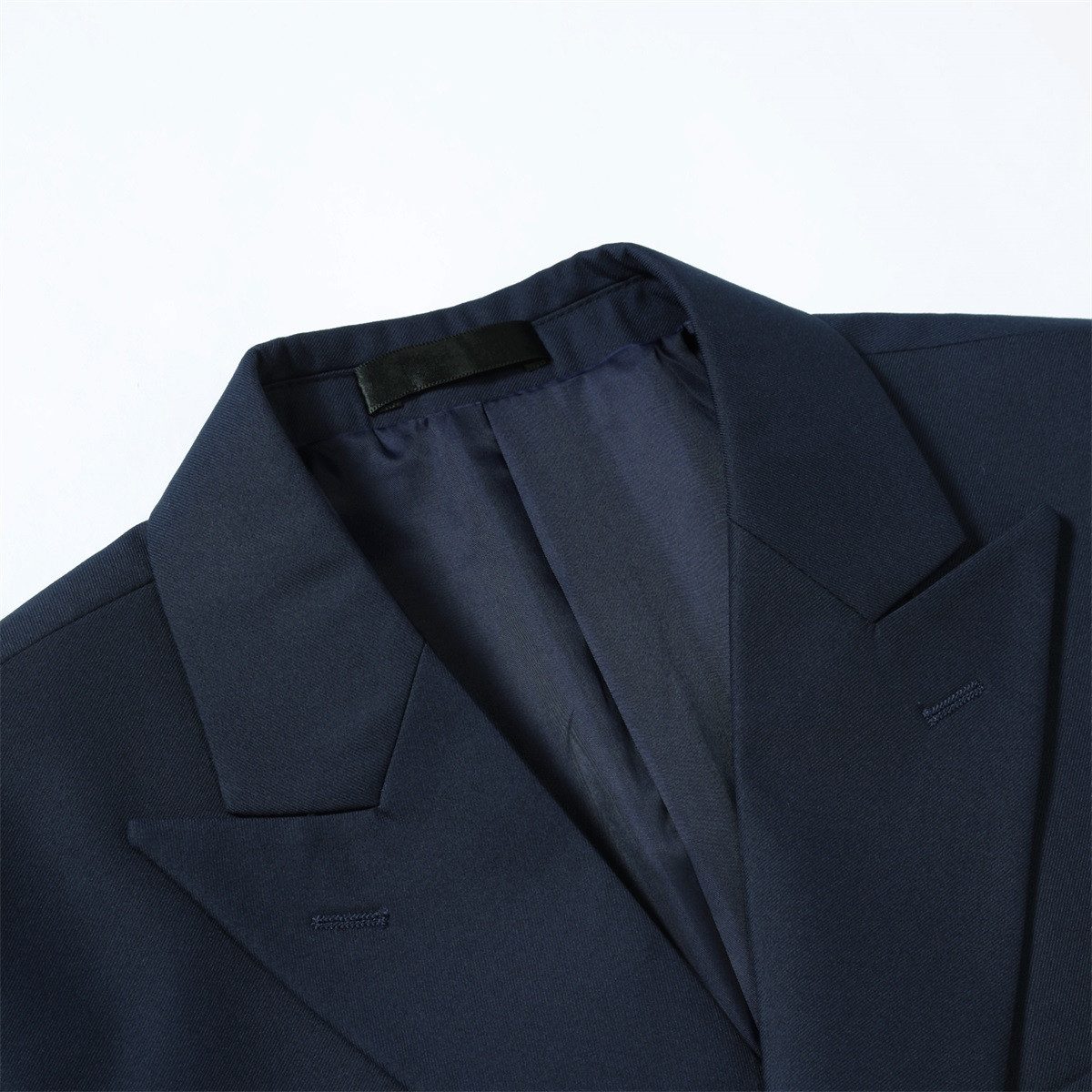 Allthemen Anzug (2 tlg) mit spitzem Revers Herrenanzug Zweireihiger Hochzeitsanzug Slim Fit