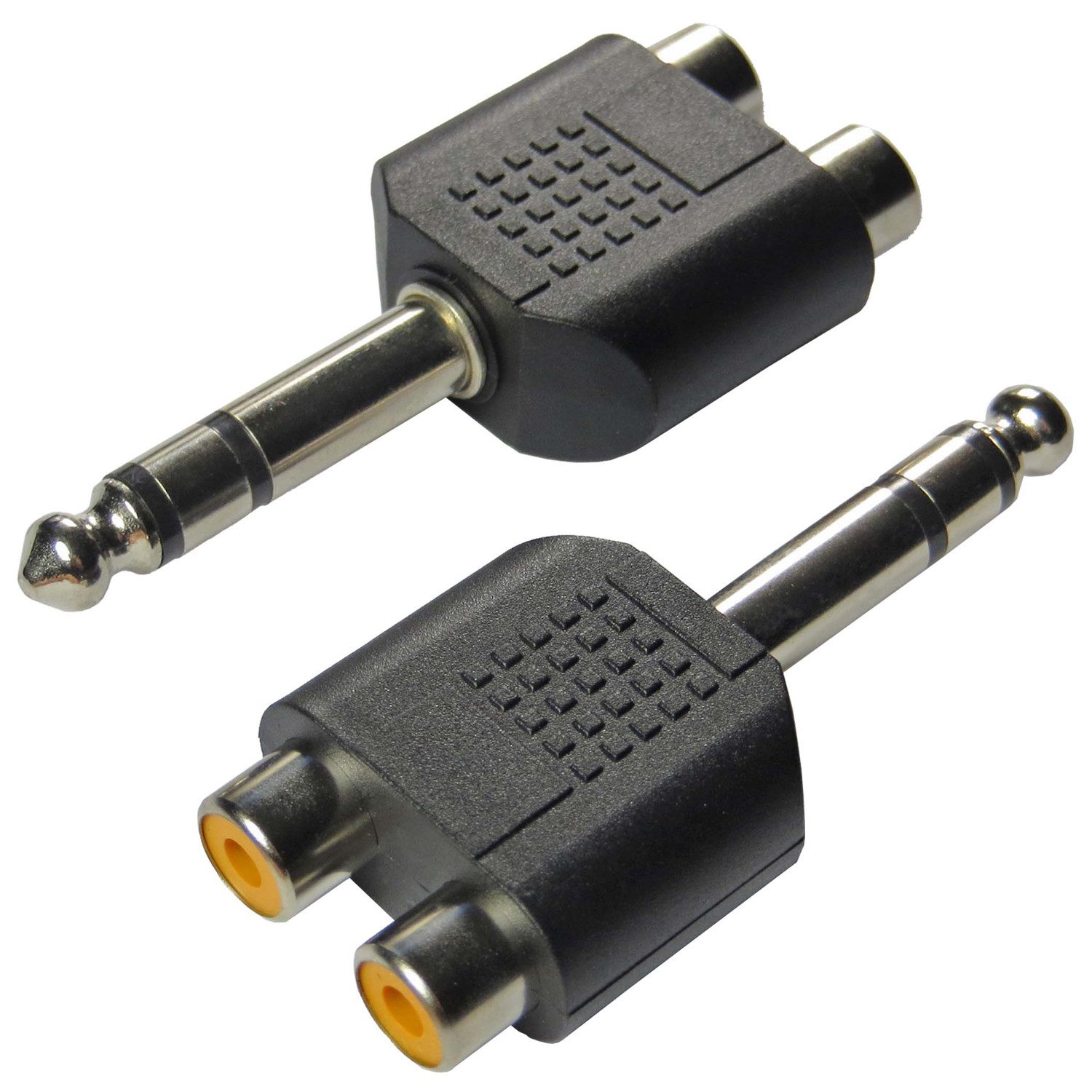 keepdrum ADA062 Adapter Stereo Cinch RCA Buchse - 6,3mm Klinke 2STÜCK Audio-Adapter