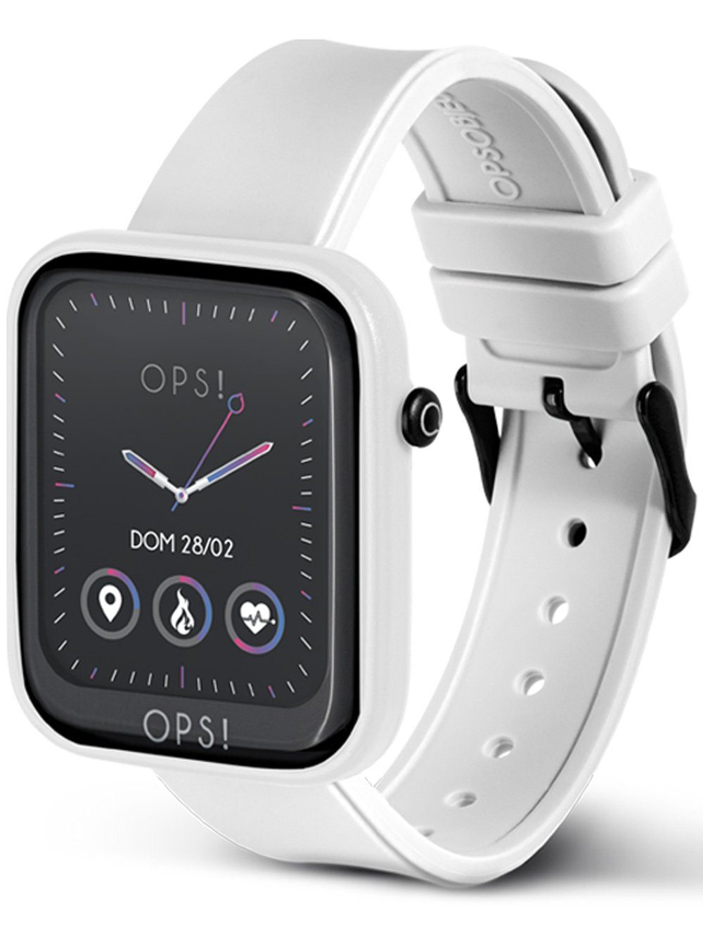 Quarzuhr OPS!SMART OBJECTS Smartwatch 38 Uhr OPS! Unisex Active OPSSW-01