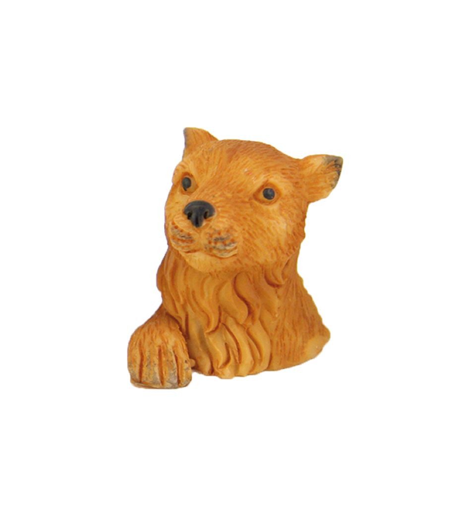 Krippenfigur FADEDA Bär – Hlg. Korbinian, Höhe in cm: 2,4