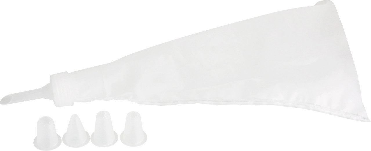 Zenker Backblech Zenker Spritzbeutel inkl. 5 Tüllen 30 cm, Kunststoff