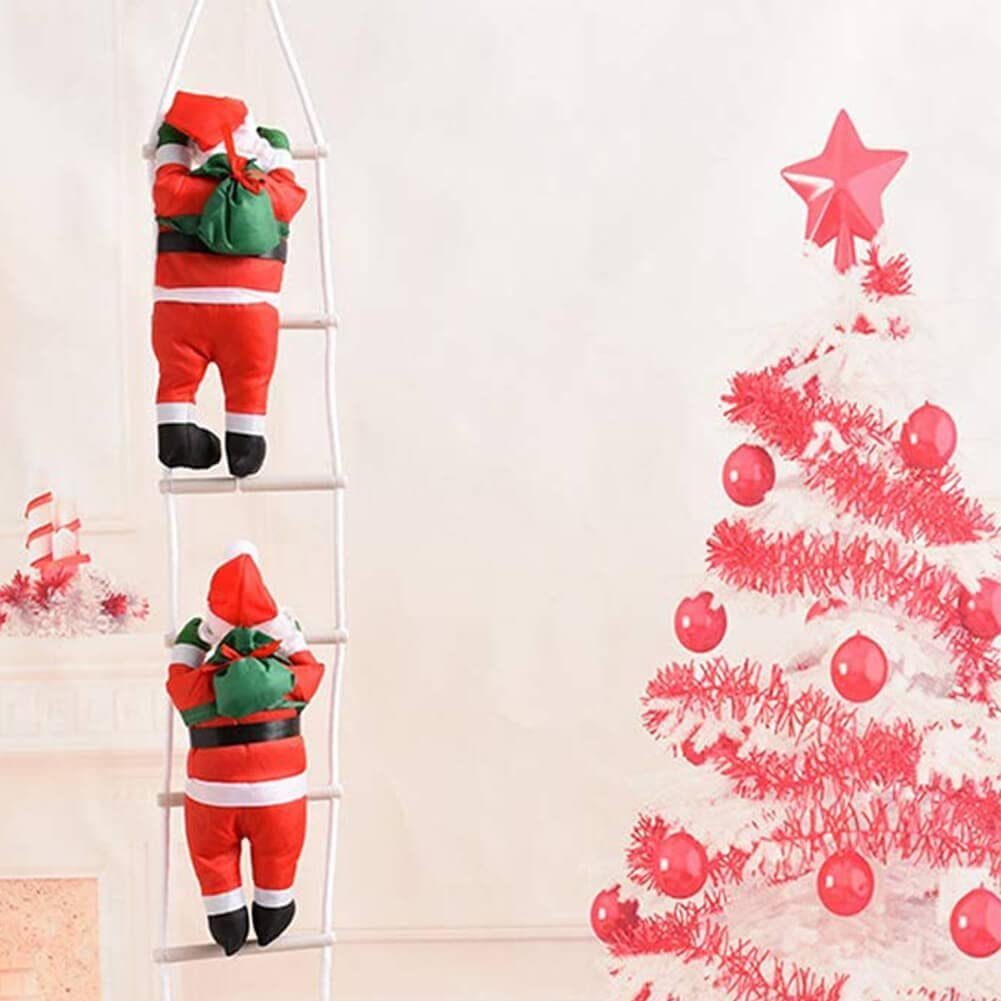 Coonoor Weihnachtsmann Nikolaus auf Leiter (1 25cm Weihnachtsdekoration St)