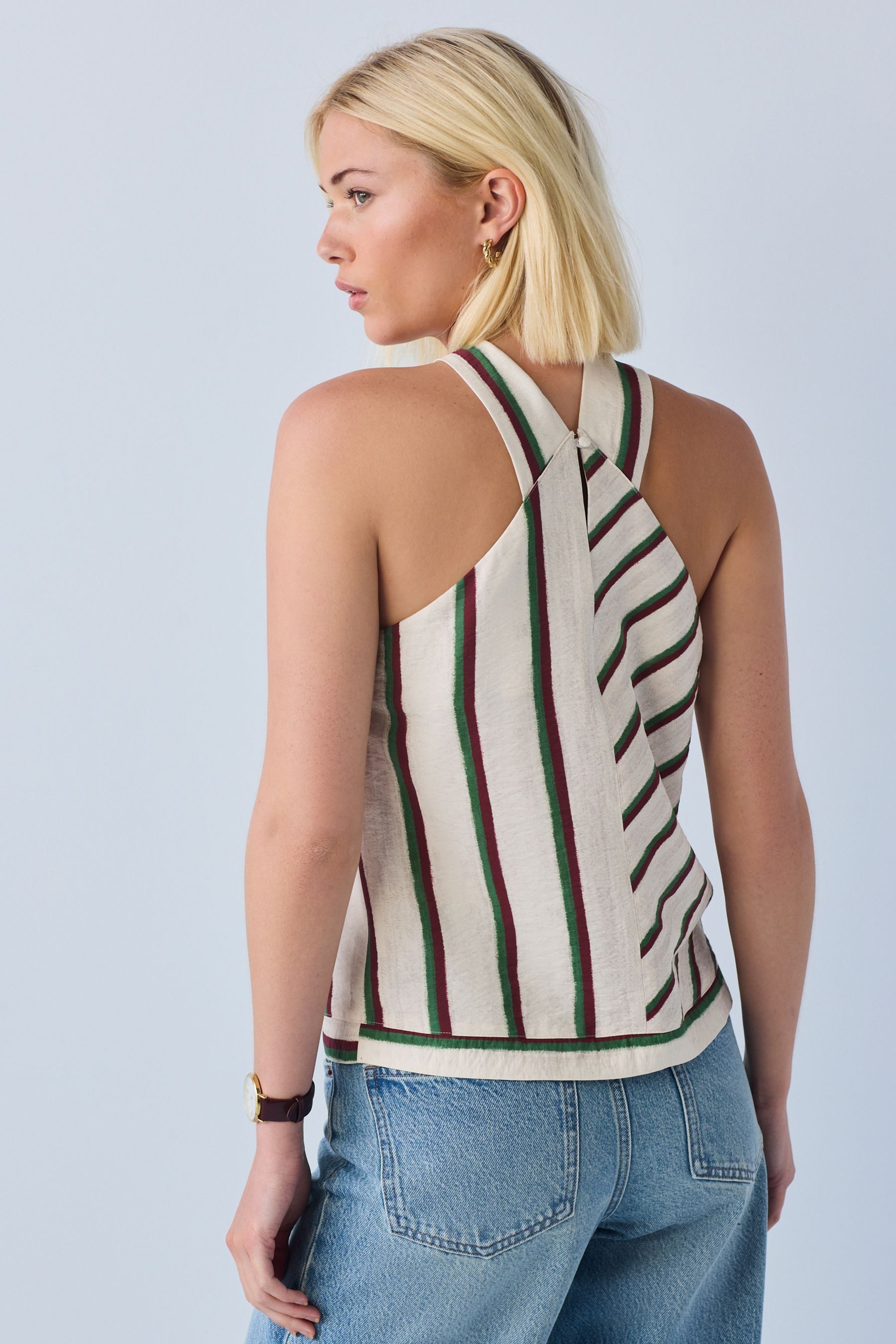 Next Blusentop Neckholder-Top (1-tlg)