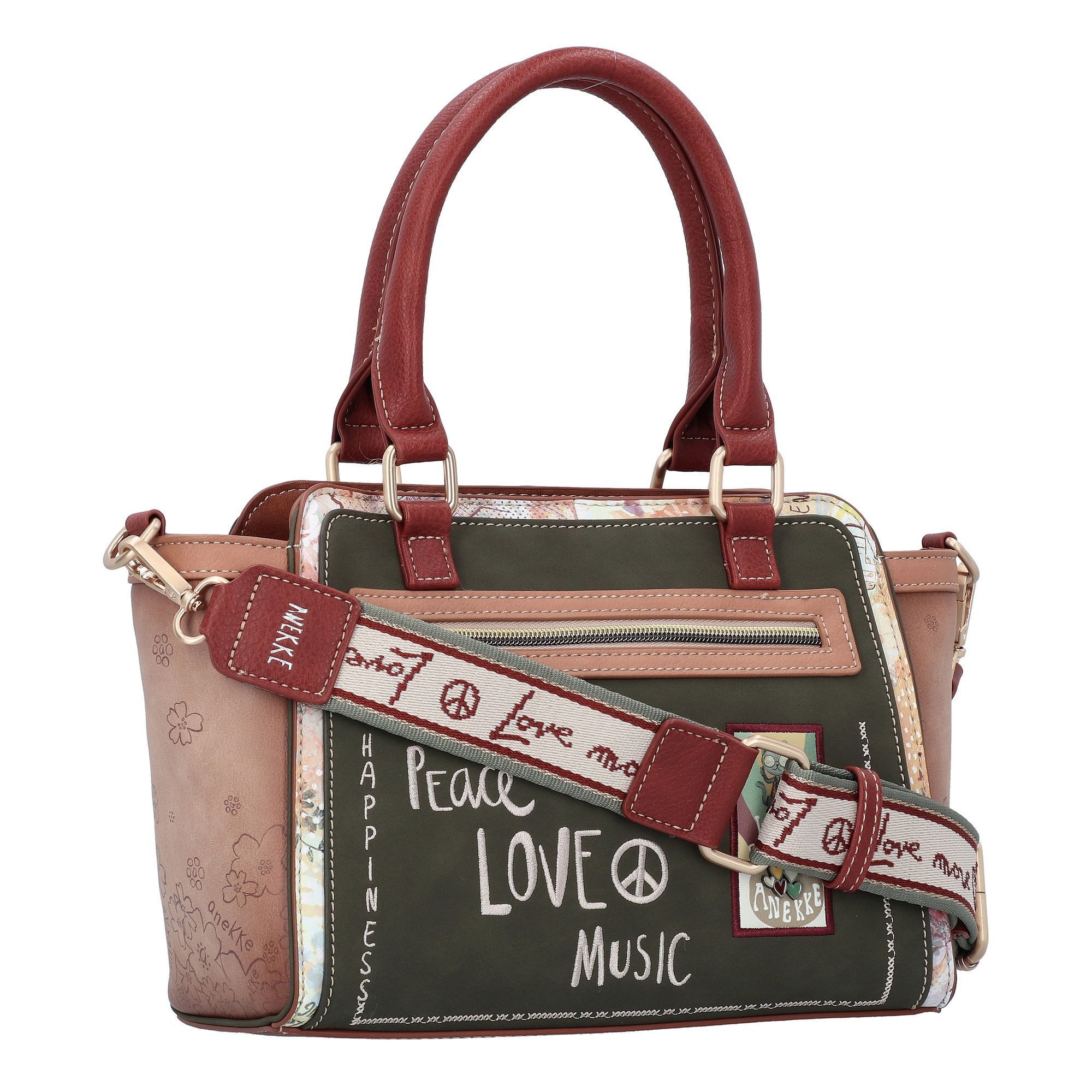 Anekke Henkeltasche Peace & Love, Polyurethan
