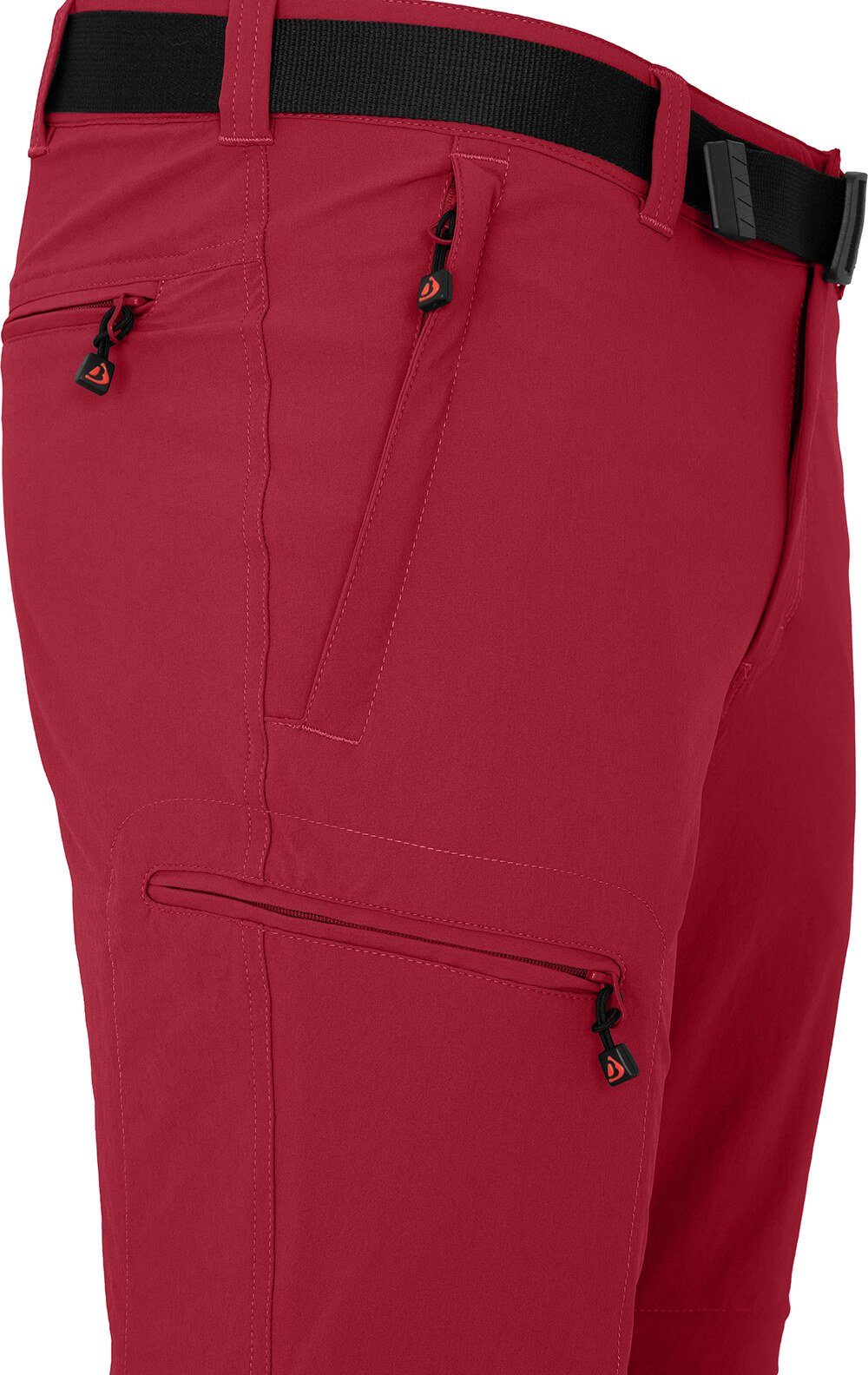 Bergson Outdoorhose BAKER ZIPP-Off Herren Wanderhose, vielseitig, pflegeleicht, Kurzgrößen, off Hose