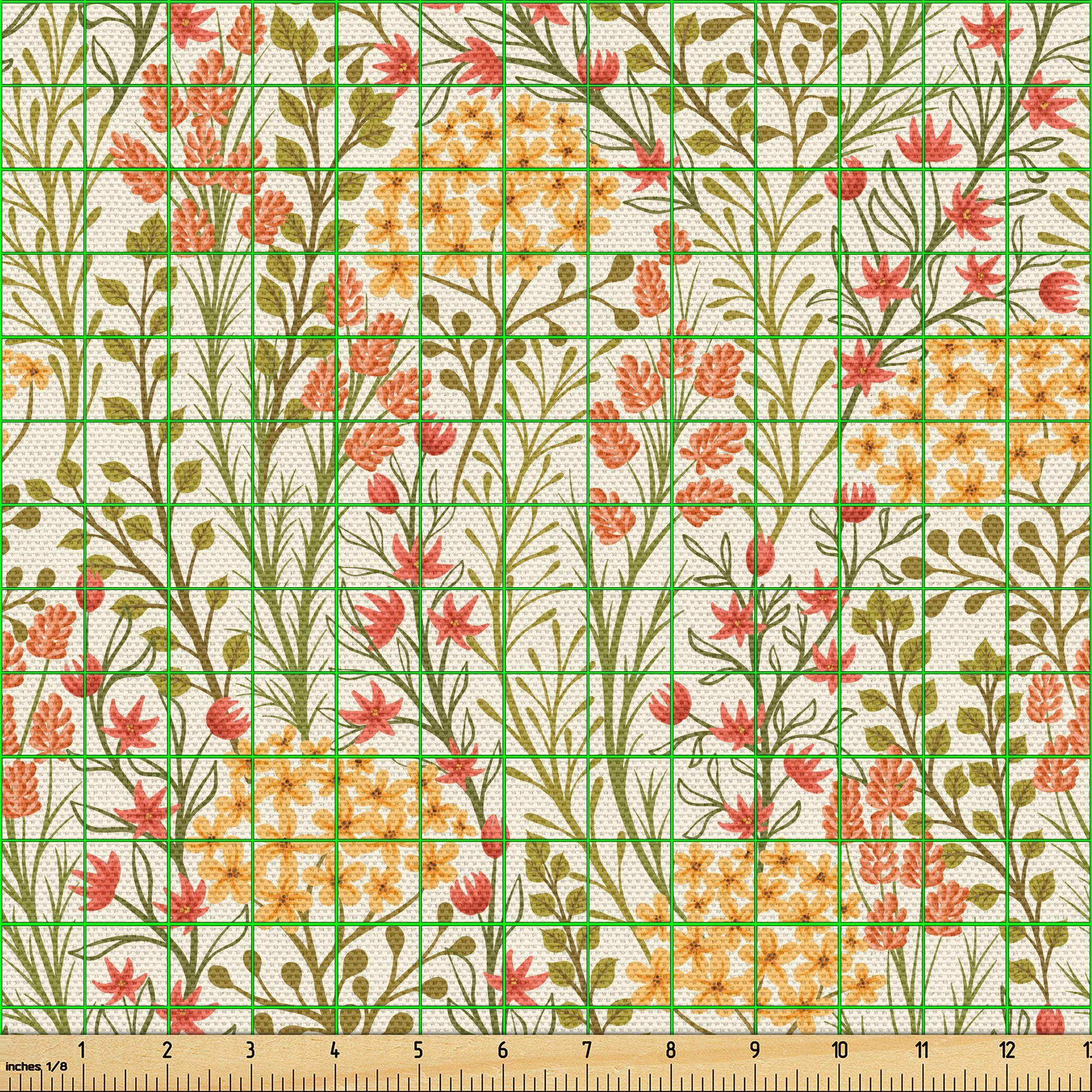 Thumbnail - Abakuhaus Stoff Schön Gewebten Stoff für Polster und Wohnaccessoires, Blume Alte Weinlese Ivy Flieder