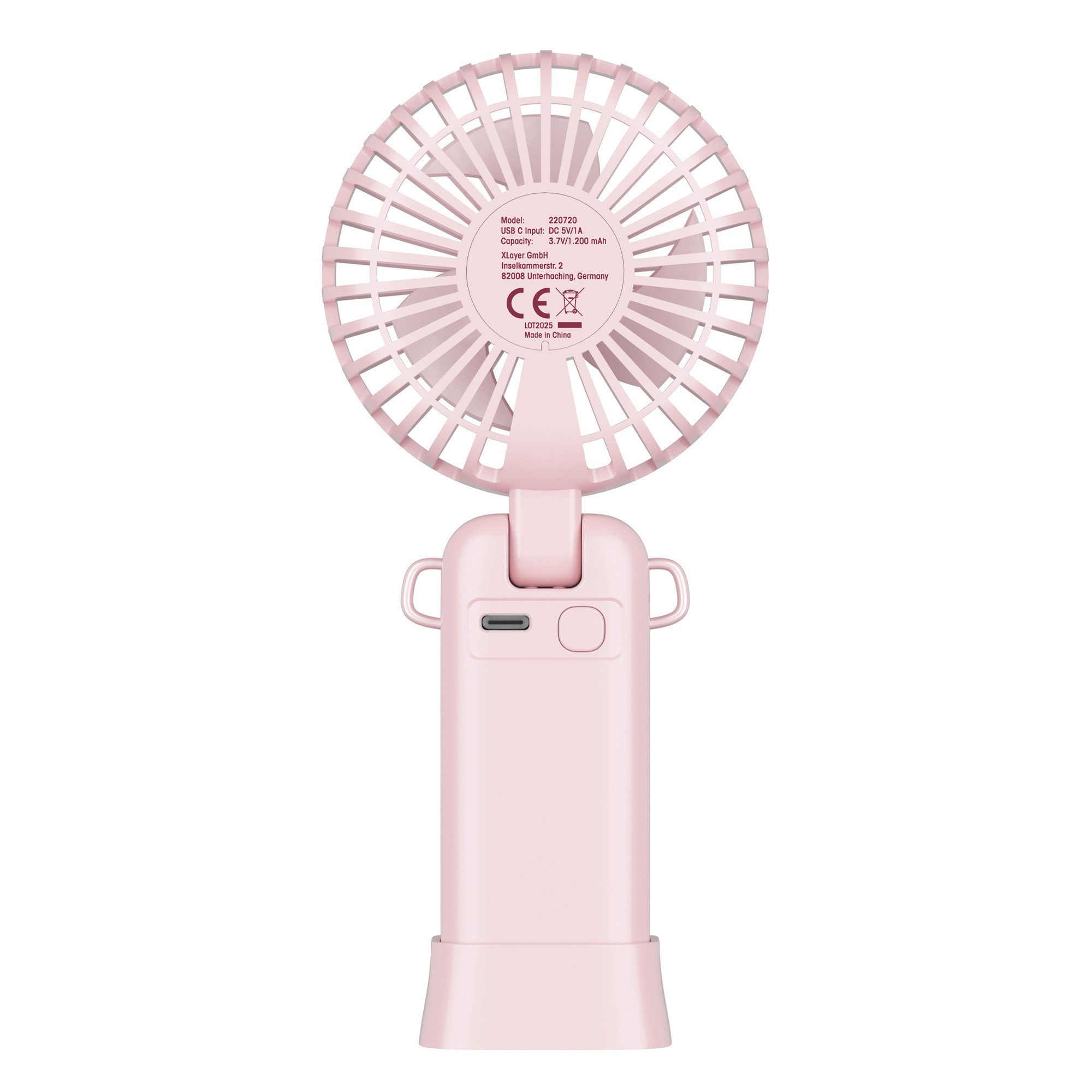 XLAYER Handventilator Handventilator klappbar/wiederaufladbar mit Smartphon günstig online kaufen