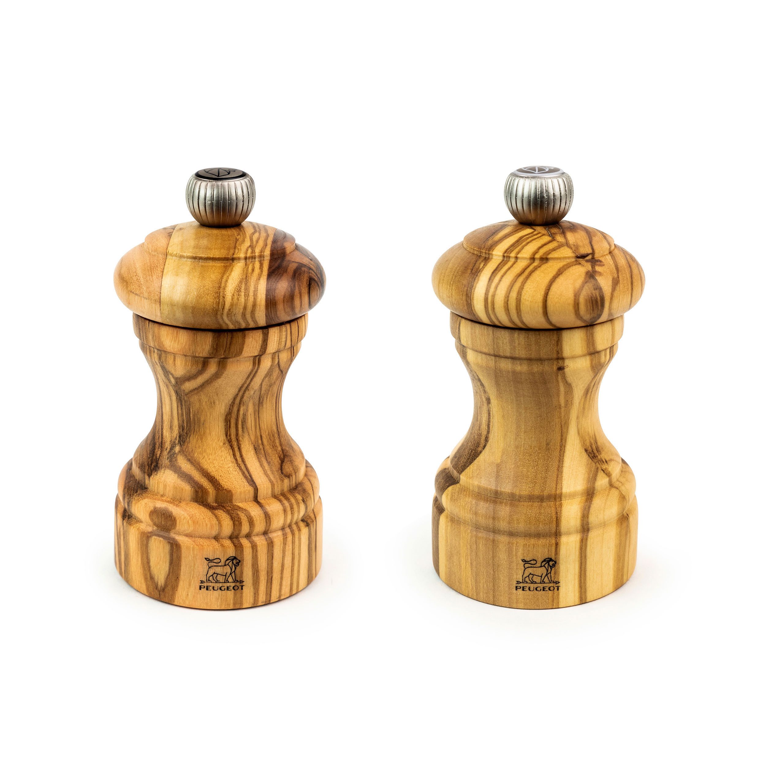 Salz-/Pfeffermühle BISTRO 10cm Olivenholz Stahlmahlwerk Manuel Manuell