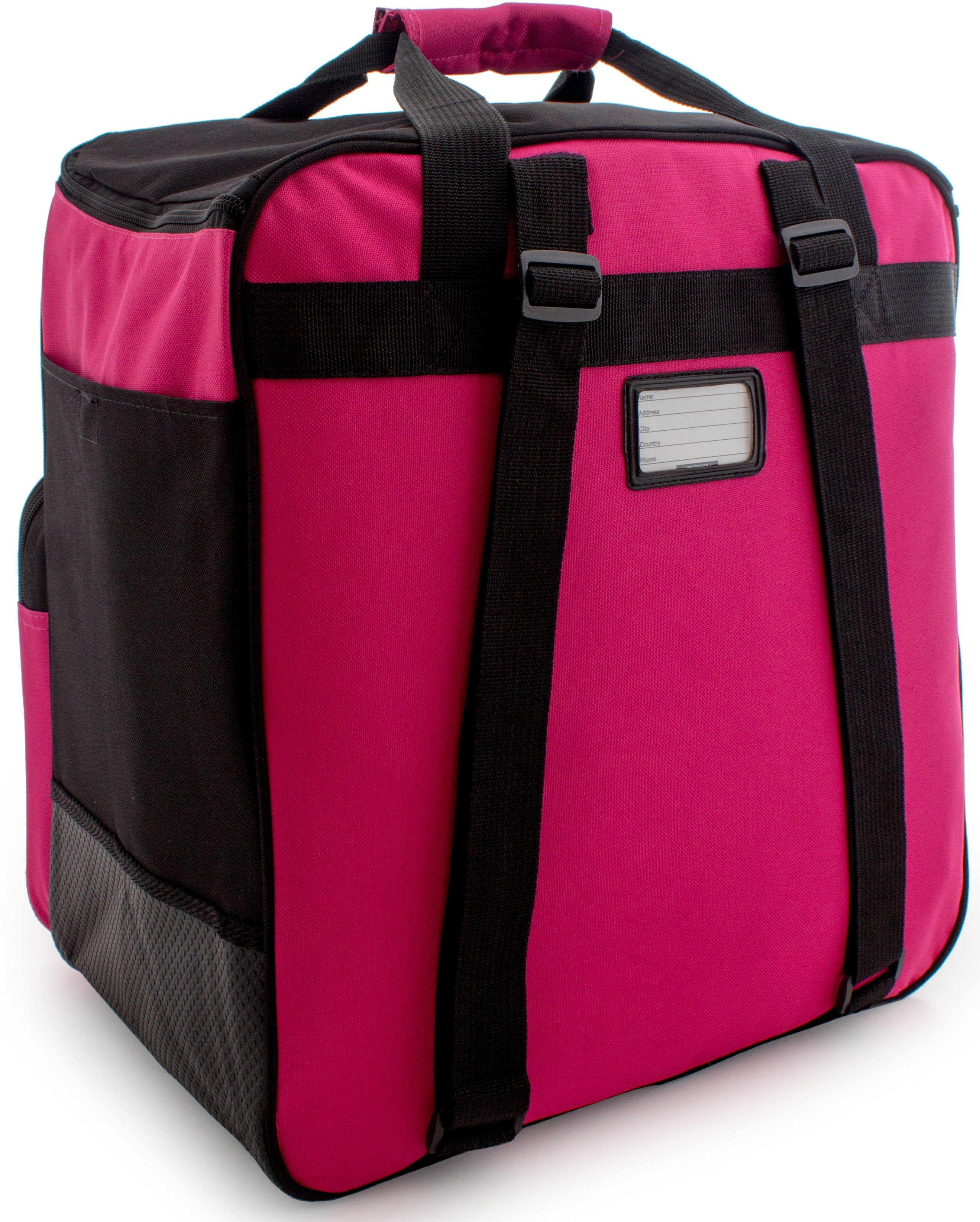 BRUBAKER Sporttasche Carver Pro Skitasche Kombi Set (2-tlg., reißfest und nässeabweisend), Skisack und Skischuhtasche für 1 Paar Ski