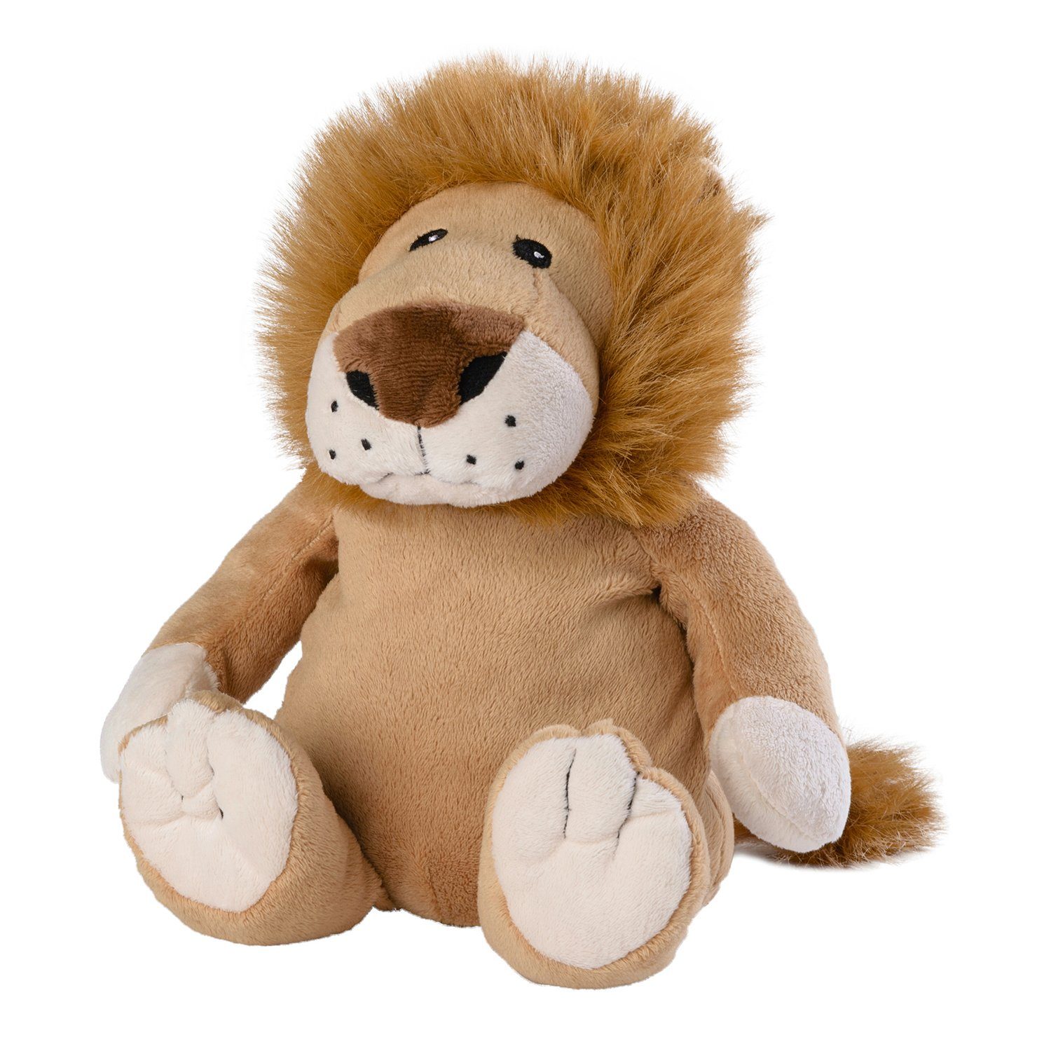 Warmies® Wärmekissen Warmies Wärmetier Löwe Kuscheltier Mikrowelle/Ofen, (Wärmekuscheltier)