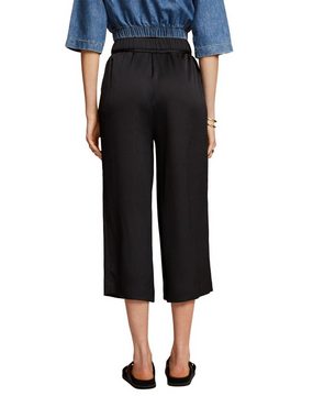 Esprit 7/8-Hose Satin-Culotte in Crinkle-Optik