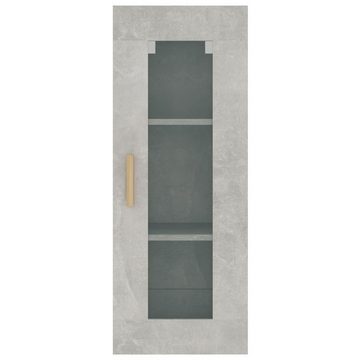 furnicato Sideboard Hängeschrank Betongrau 34,5x34x90 cm