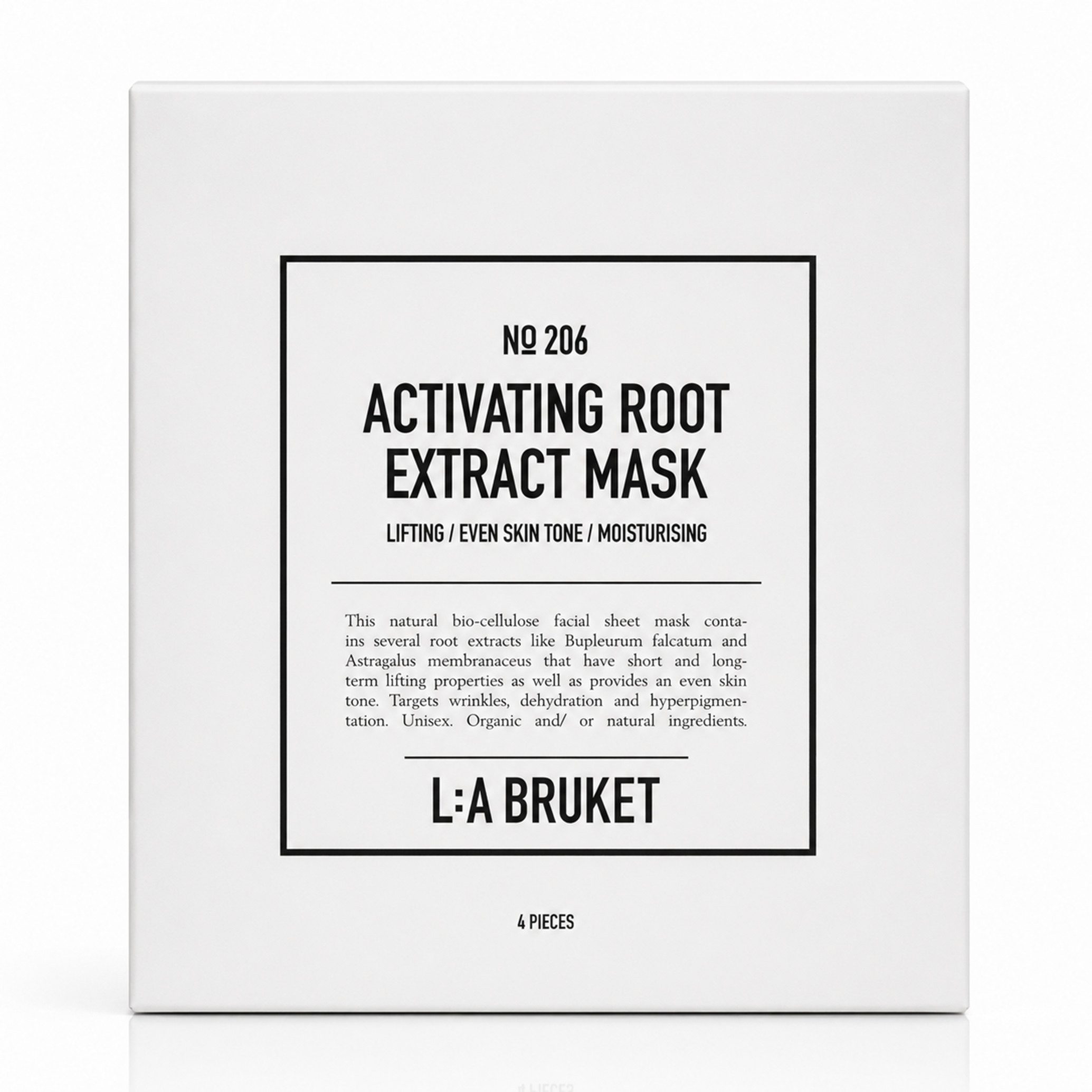 LAMBORGHINI Gesichtsmaske La Bruket No 206 Activating Root Gesichtsmaske 4 Stück