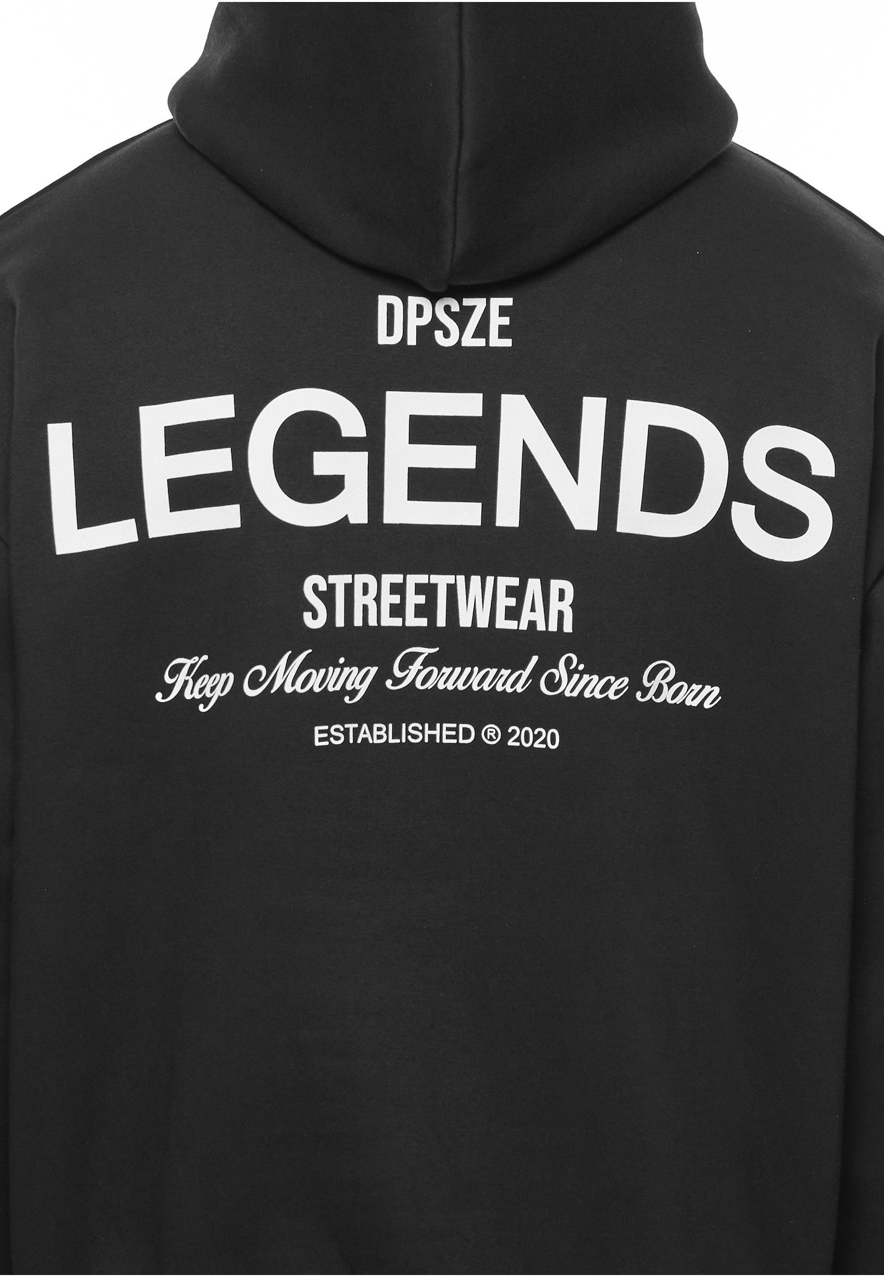 Dropsize Kapuzenpullover Dropsize HEAVY OVERSIZE KEEP MOVING HOODIE (1-tlg)