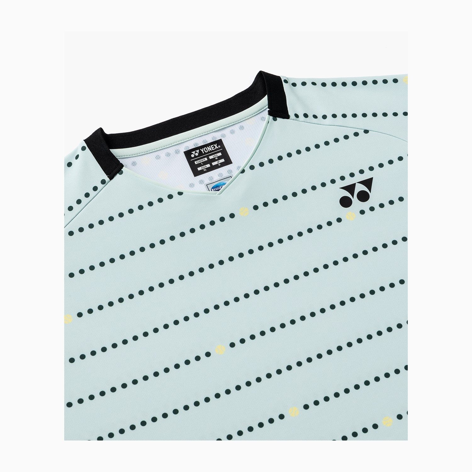 Yonex T-Shirt Crew Neck Tennis Year-Round (100% Polyester) 2026 eisblau Herren