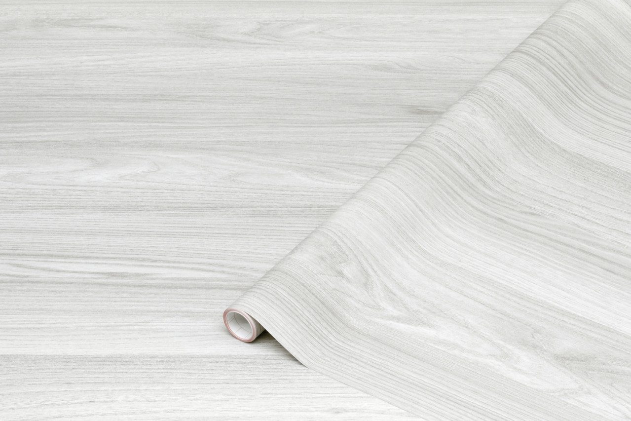 d-c-fix Wandfolie d-c-fix Selbstklebefolie Sangallo hellgrau 45 cm x, Holzoptik