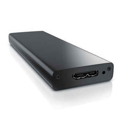 Aplic Festplatten-Gehäuse, SSD M.2 Festplatten SATA Key B und B & M Key / USB 3.0 Case