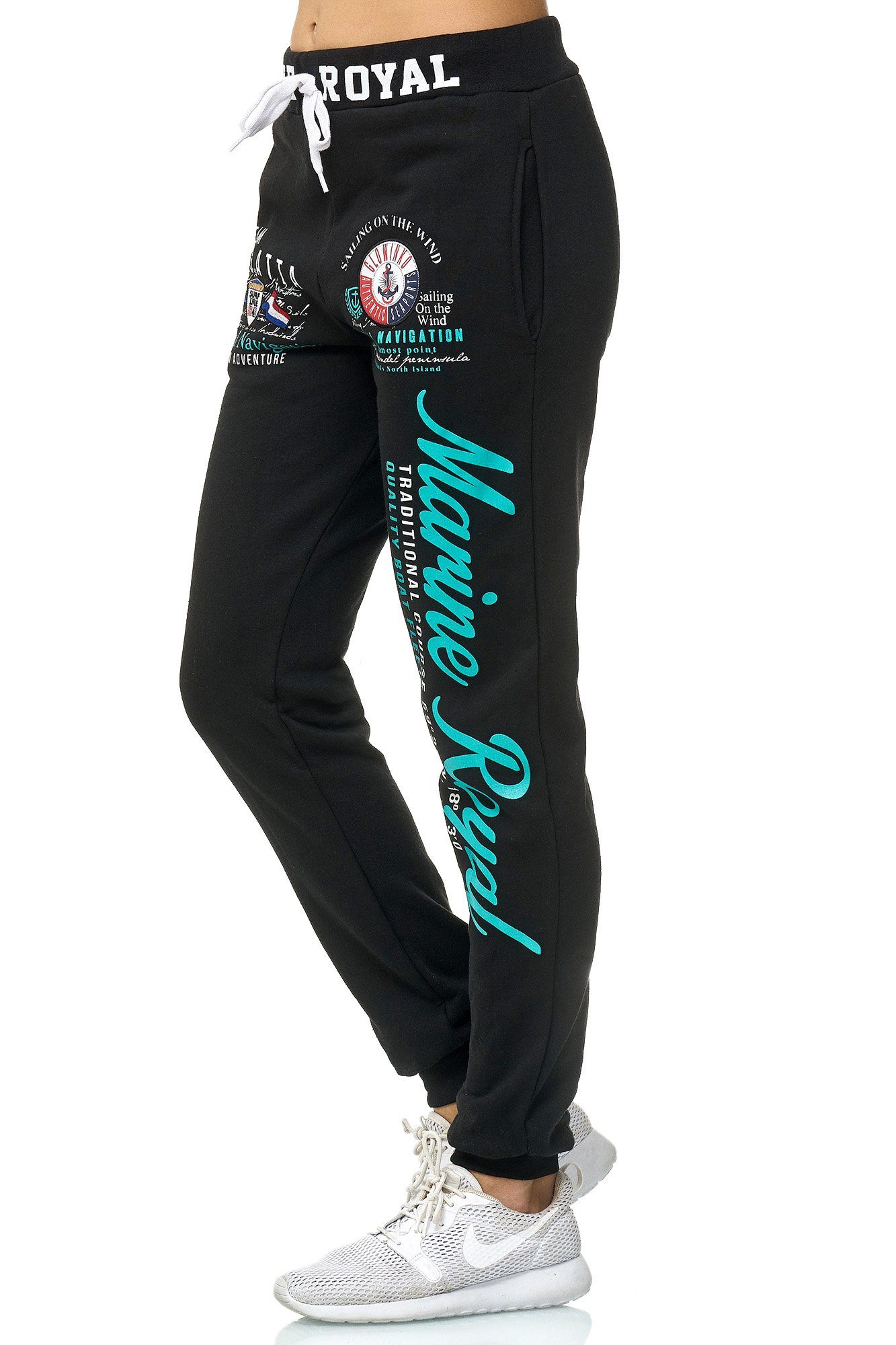 L.gonline Jogginghose Damen JoggingHOSE lang, Trainingshose Baumwolle, Spor günstig online kaufen