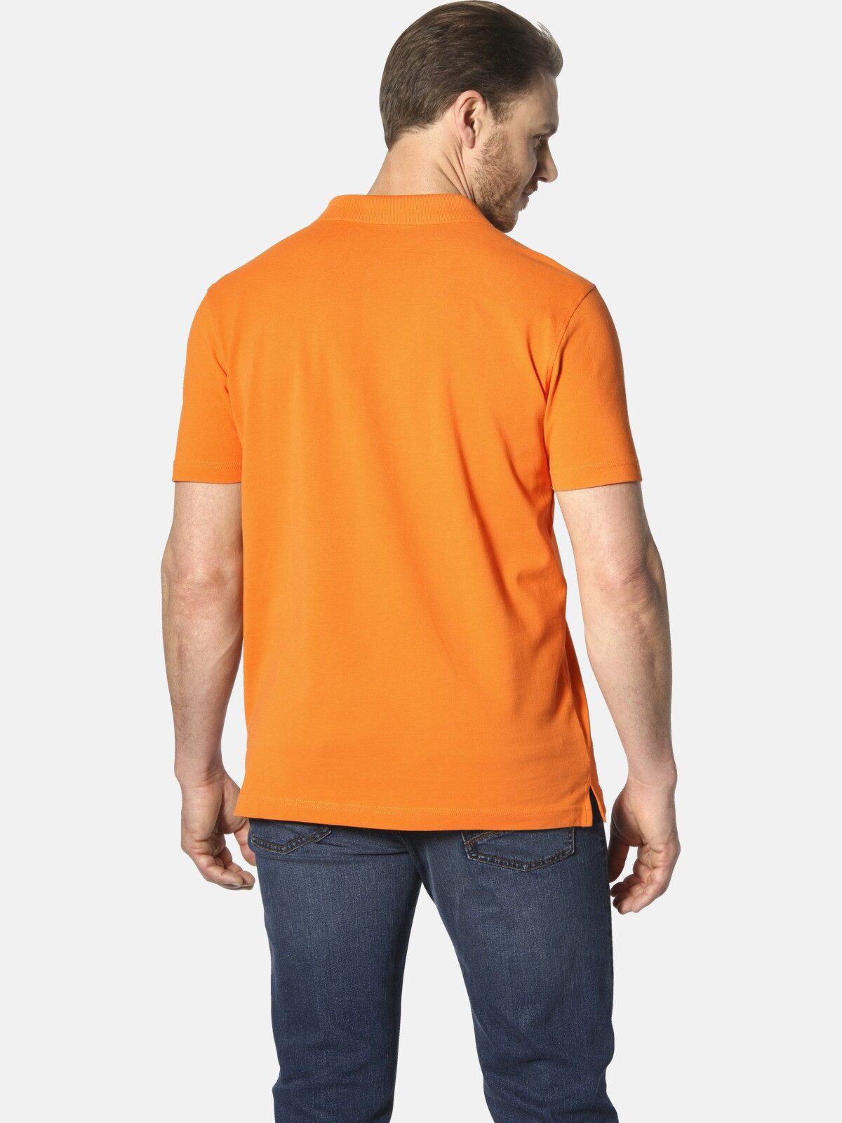 Jan Vanderstorm Poloshirt JAKOV mit Kontrast-Knopfleiste – Bild 2 von 5