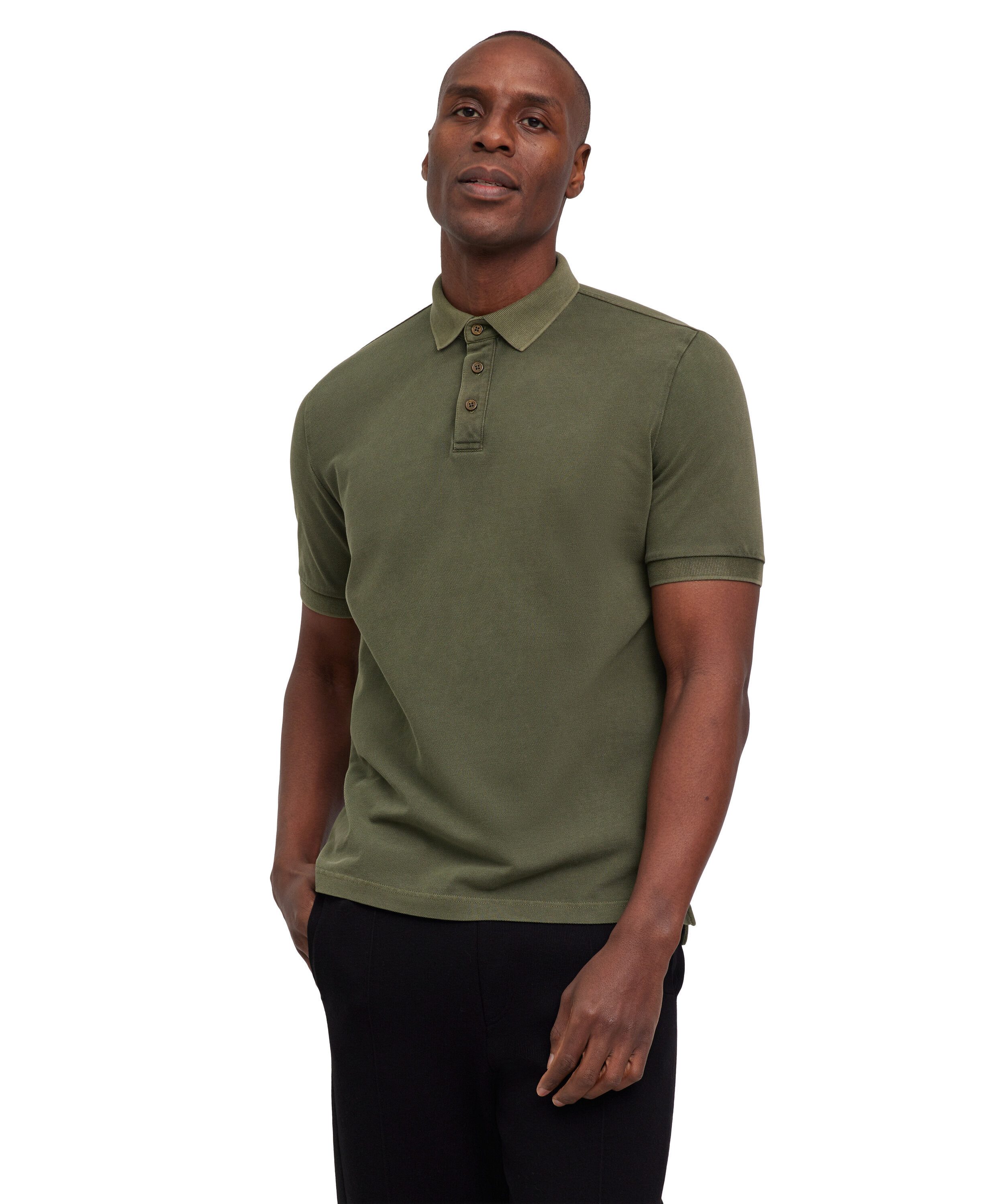 FALKE Poloshirt (1-tlg., 1) aus hochwertiger Baumwolle in Garment Dye-Techn günstig online kaufen