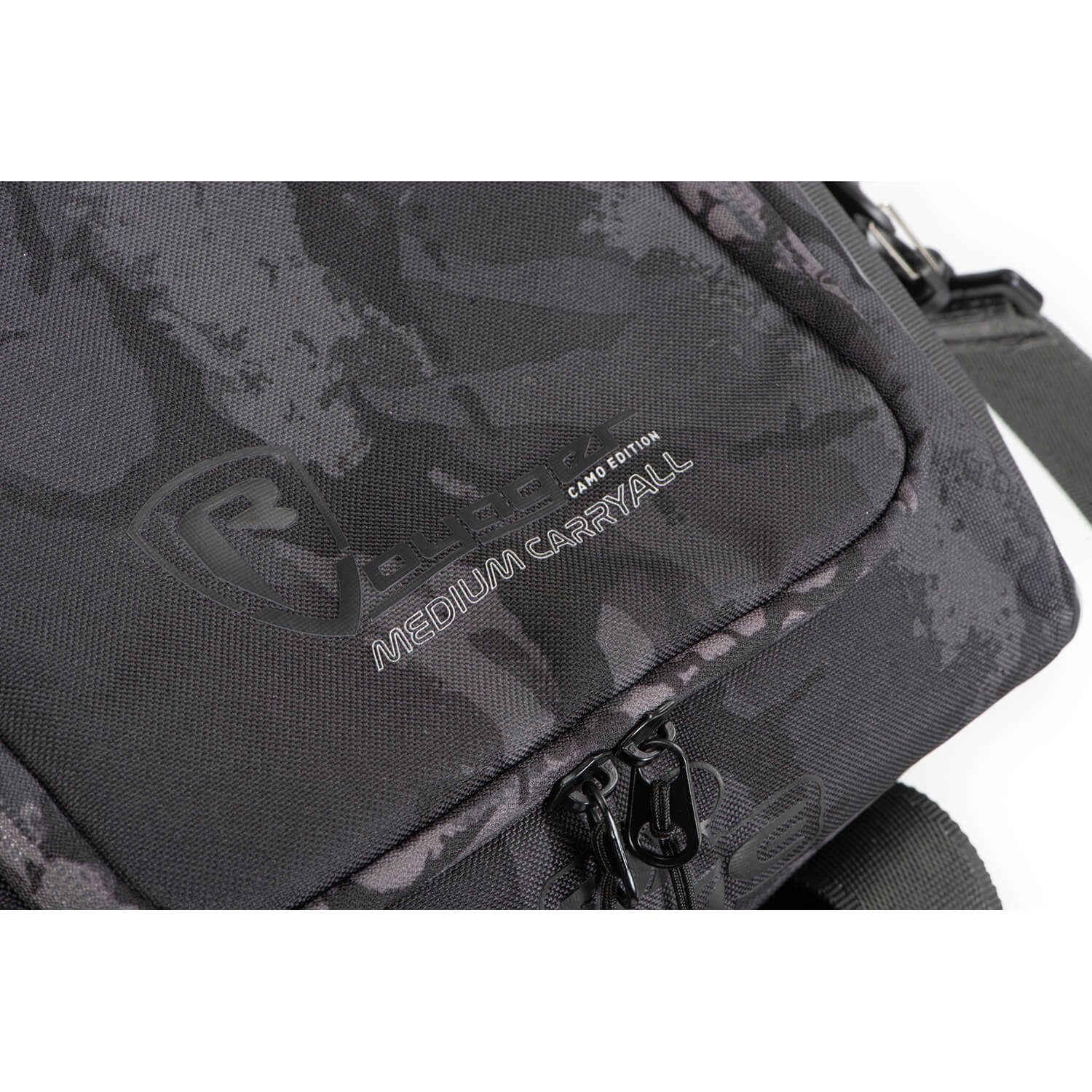 Fox Rage Reisetasche, bestückt, Medium Klettgesicherte Hochrobuste Komplett Fox Hartschalenaußentasche 3D-gepolsterter Camo Carryall mit für Schützende Werkzeuge, Voyager Polarisationsbrille EVA-Handtragegriffe, für die Reisetasche Zangen, Camo-Tarnreißverschlüsse, für Halterung Schultertragegurt, EVA-Taschenbasis, Rage Federzugbefestigung Tackleboxen