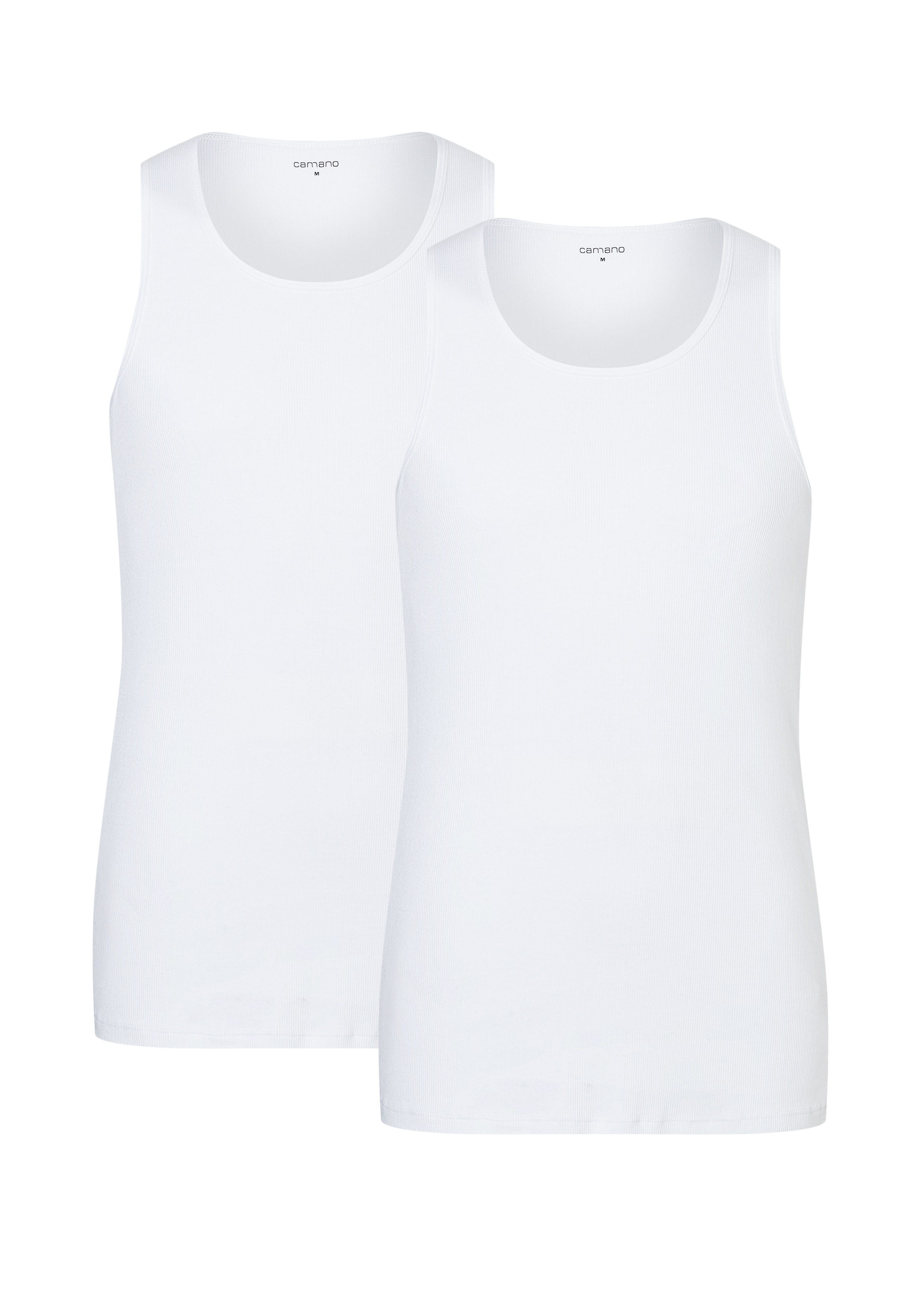 Camano Unterhemd comfort (2er Pack) mit tiefem Rundhals