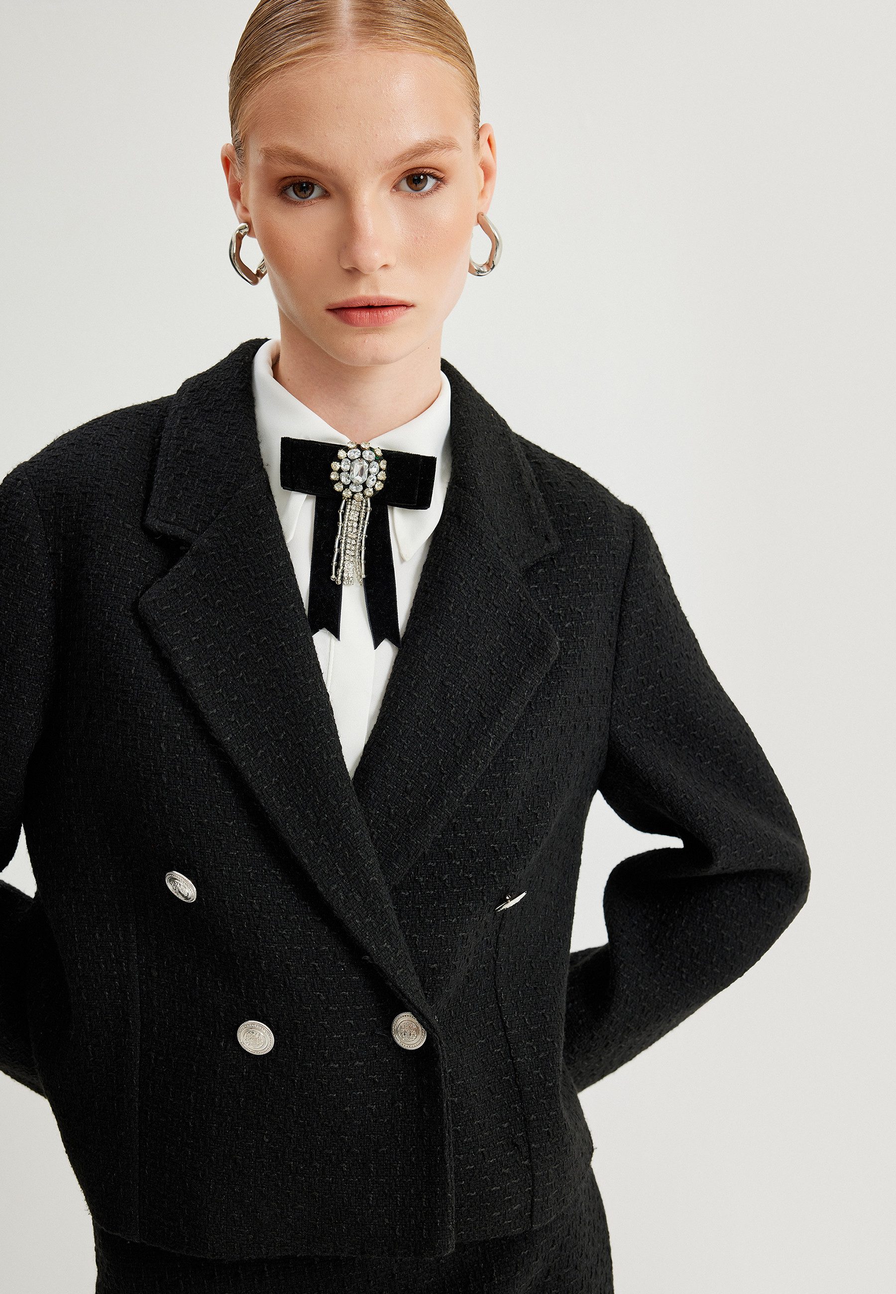 Koton Jackenblazer Regular Tweed
