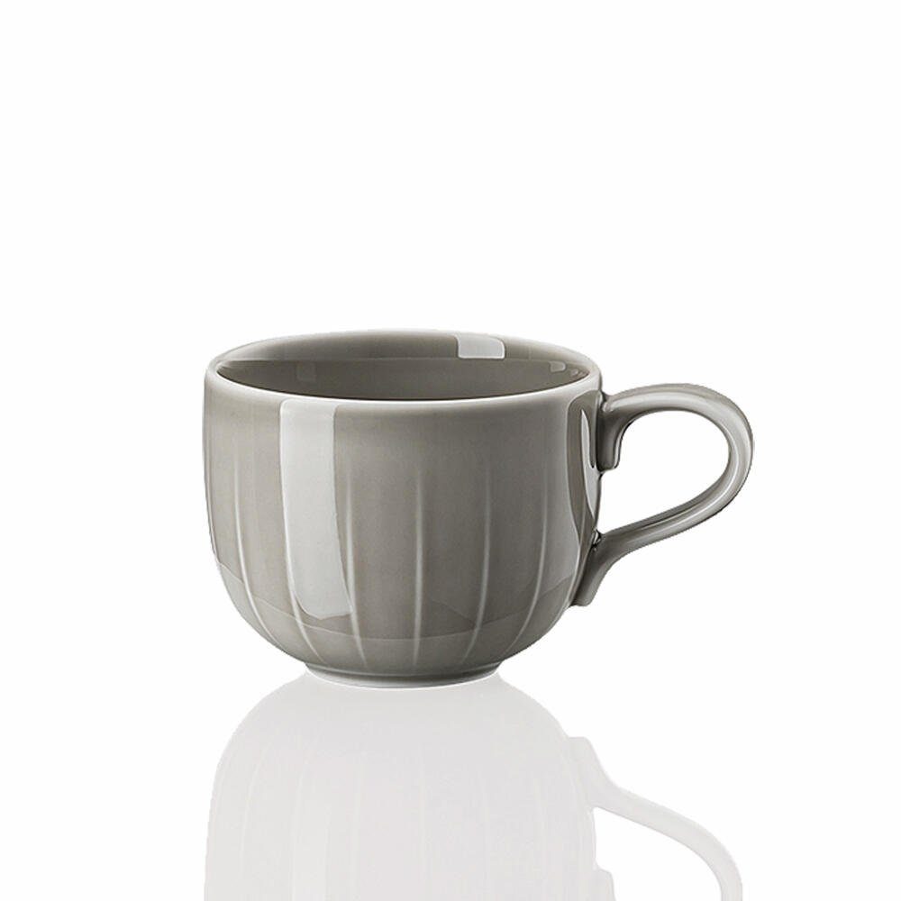 ARZBERG Tasse Joyn Porzellan Kaffee-Obertasse 200 ml, Grau