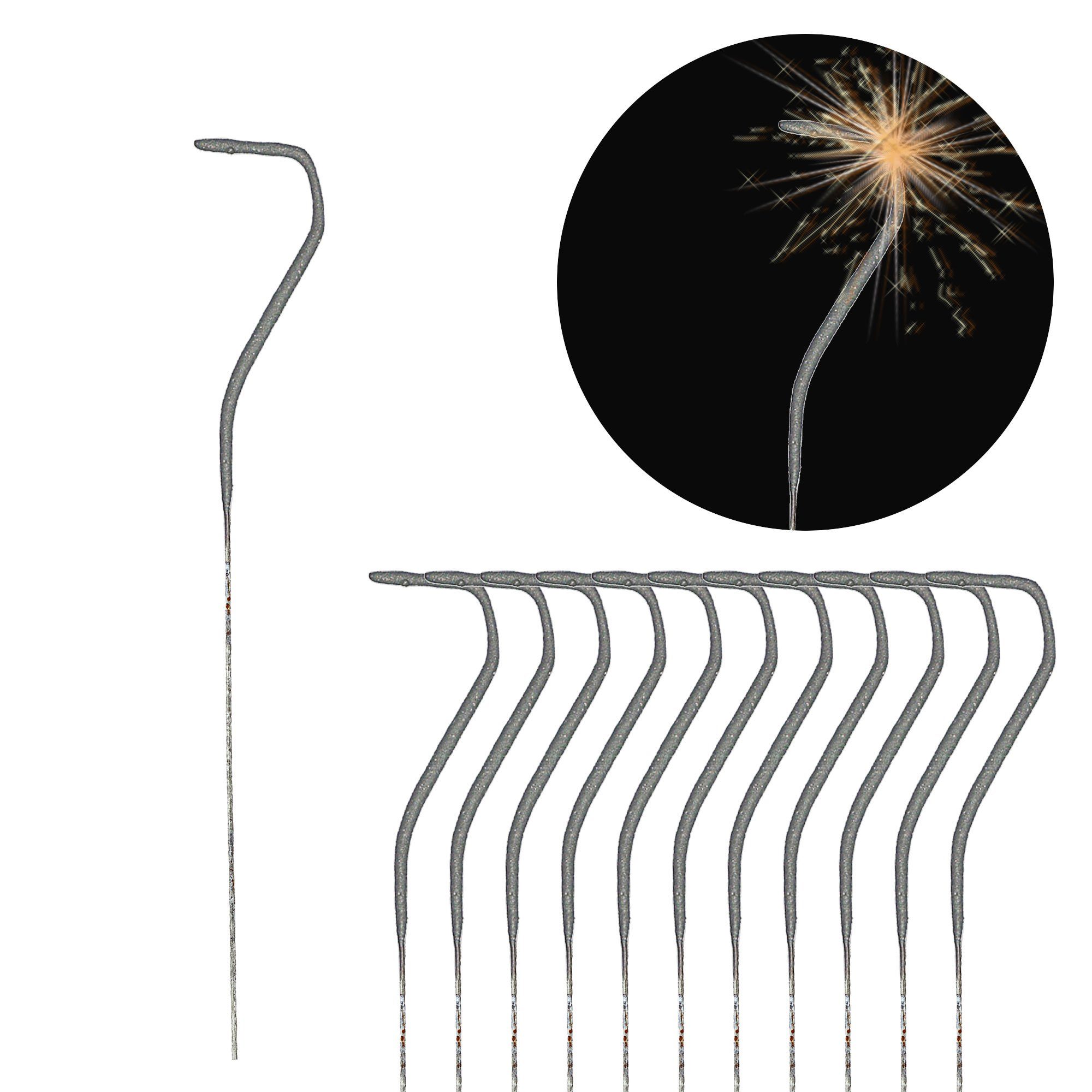 CEPEWA Geburtstagskerze Wunderkerze Zahl Sieben 2er günstig online kaufen