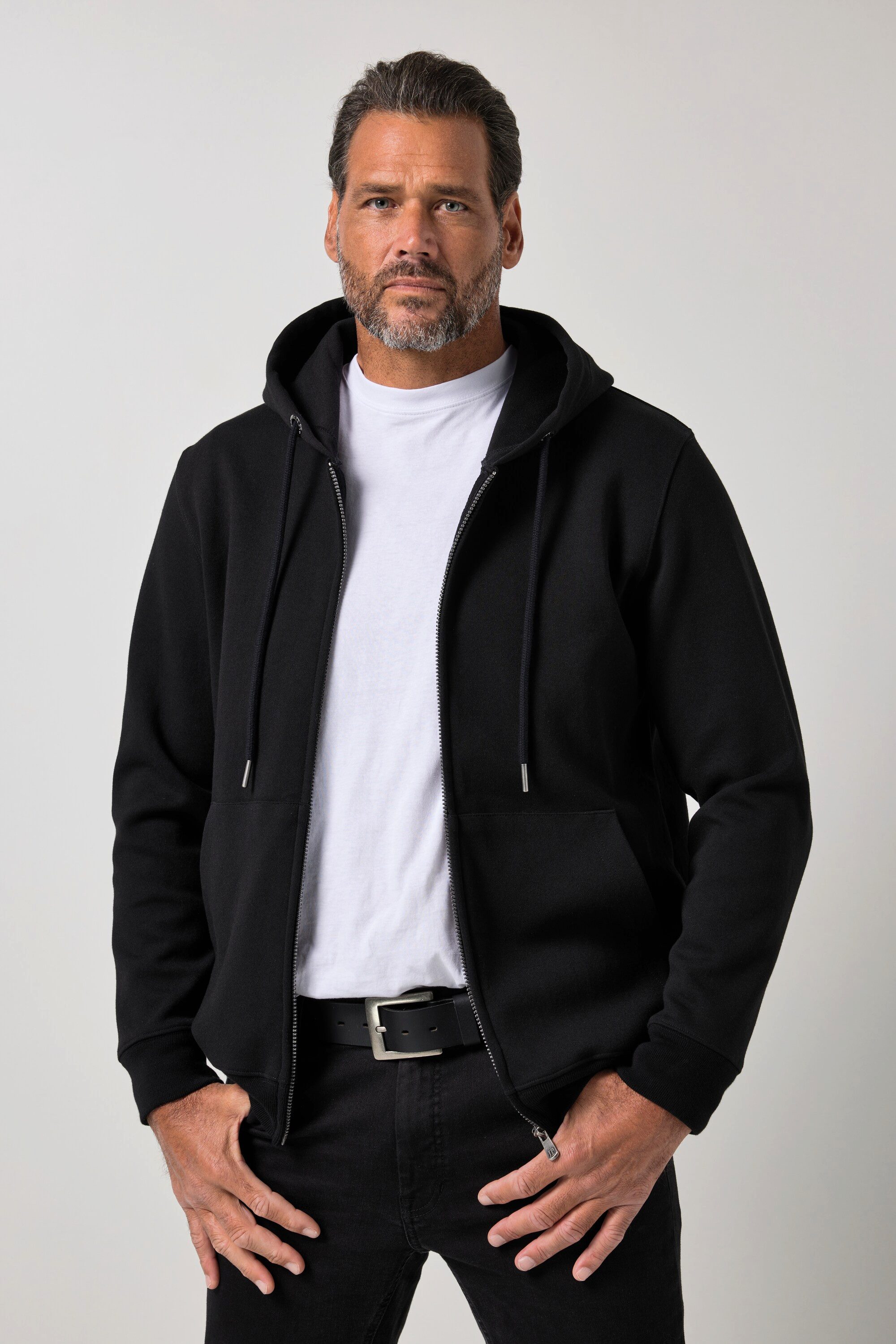 Fleecejacke Hoodiejacke CoolTouch Sweat Kapuze Zipper bis 8 XL