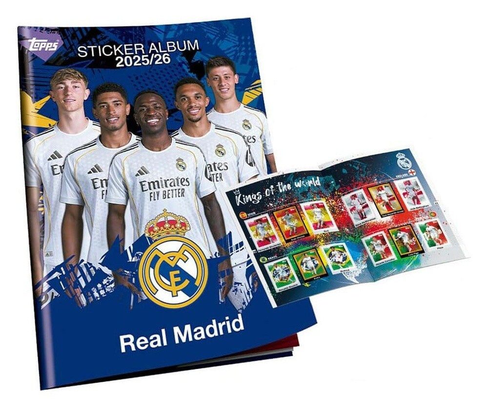 Topps/Merlin Sticker Real Madrid 2025/26 Sticker Sammelalbum Set