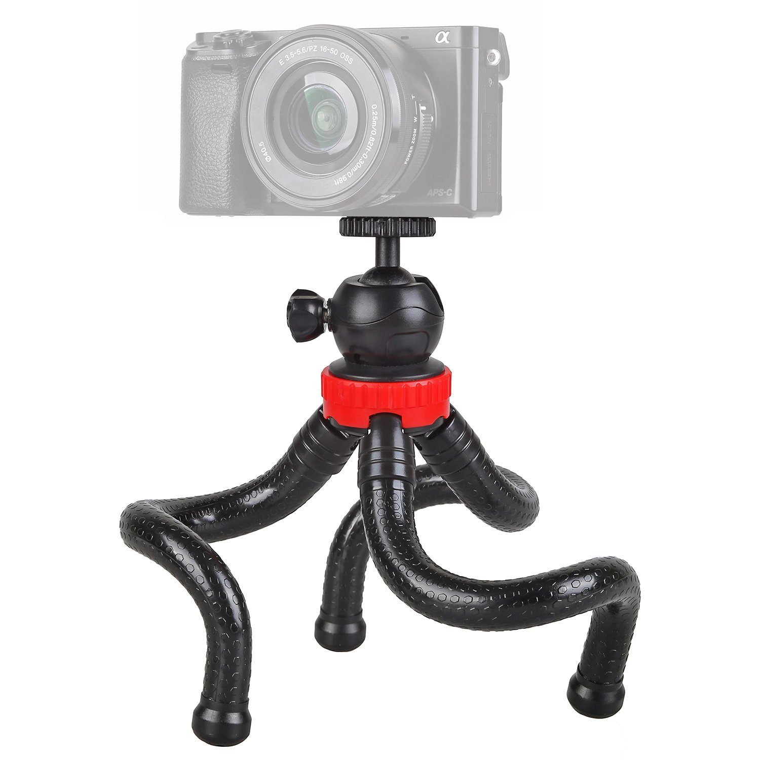 Kugelkopf flexibles Stativ Kamera ayex Smartphone mit für und Smartphonehalterung