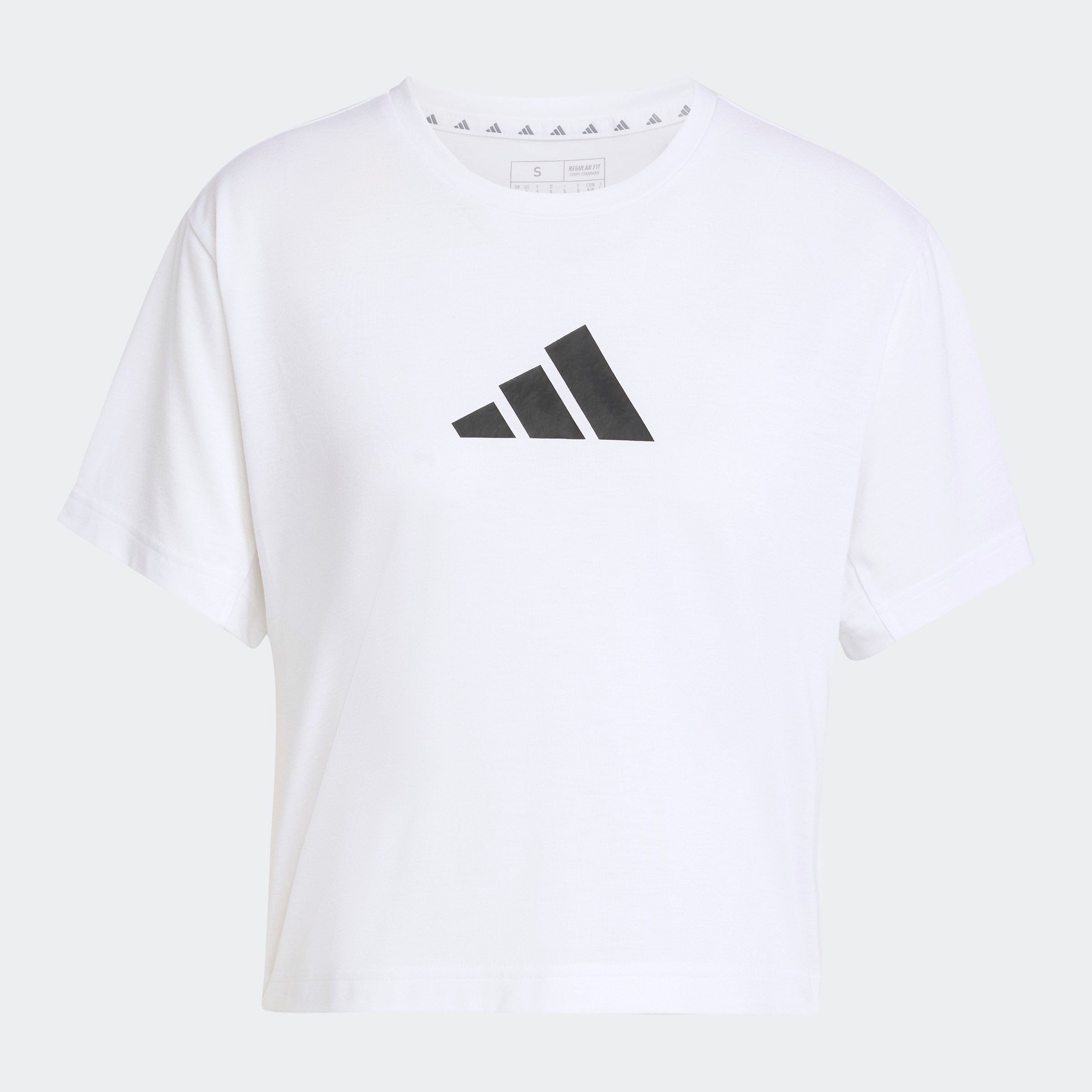 adidas Performance T-Shirt TRAIN ESSENTIALS BIG LOGO PERFORMANCE TRAINING Trainingsshirt, Feuchtigkeitsabsorbierendes Material