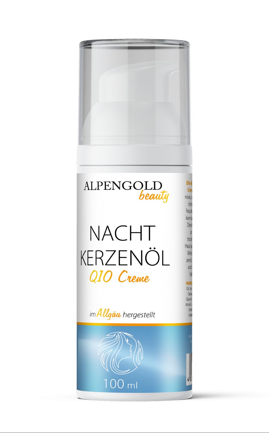 Alpengold Körperpflegemittel Nachtkerzenöl Creme + Q10
