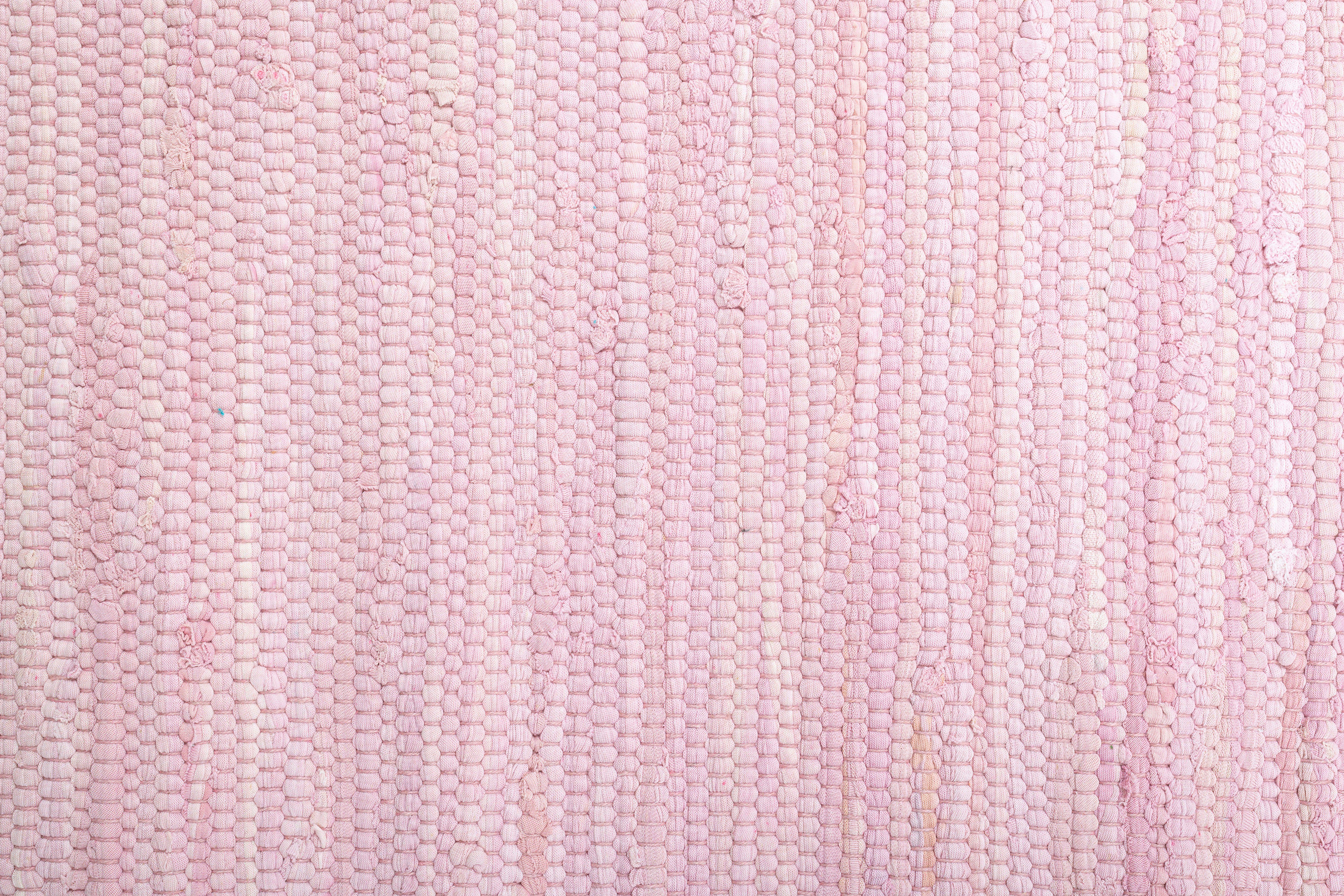Baumwolle, THEKO, Cotton, Fransen Handweb Höhe: reine Teppich, Teppich mm, Happy Flachgewebe, rosé handgewebt, mit 5 rechteckig,