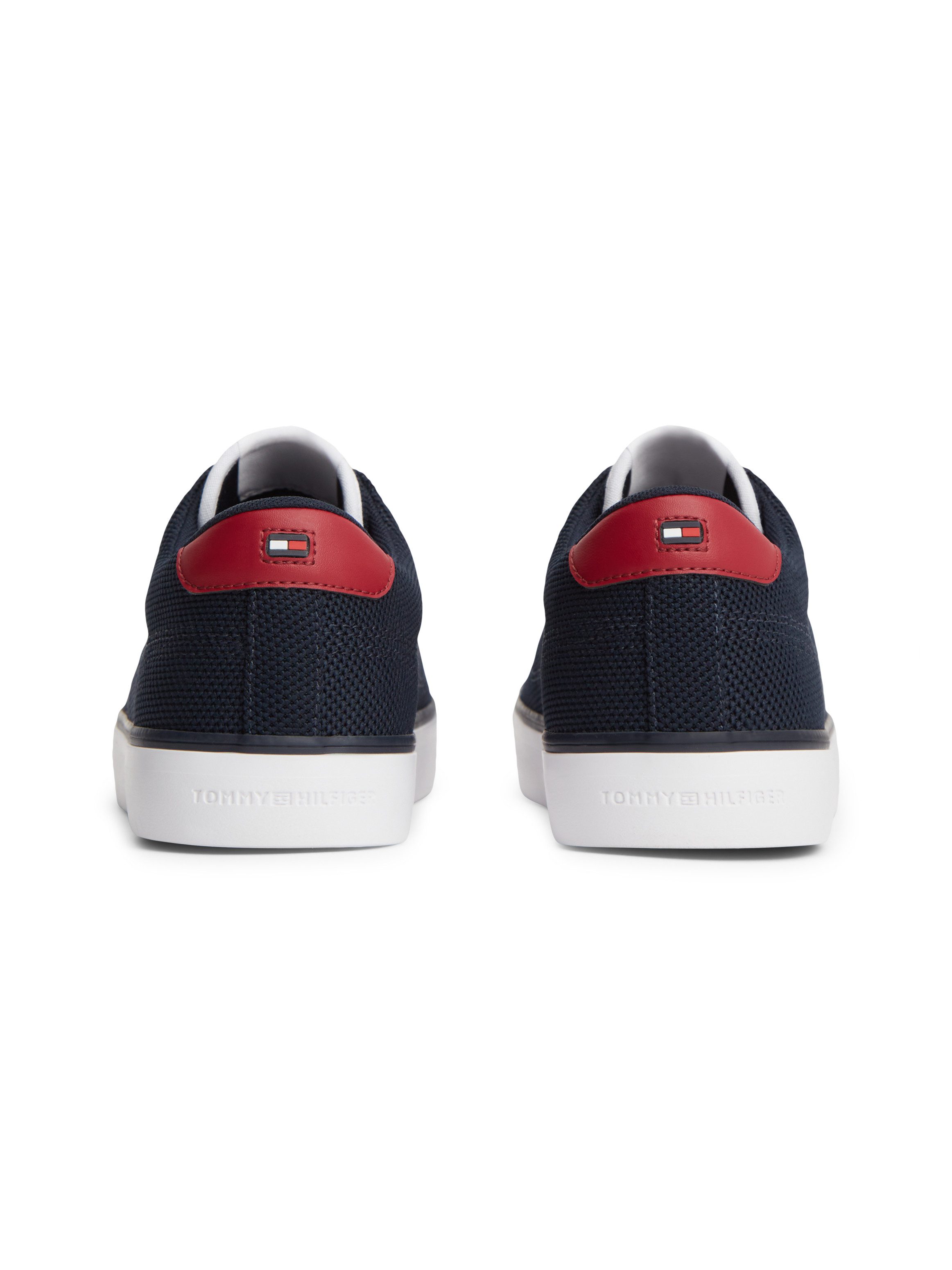 Tommy Hilfiger TH HI VULC CORE LOW SUMMER MESH Sneaker Freizeitschuh, Halbschuh, Schnürschuh mit Kontrastbesätzen