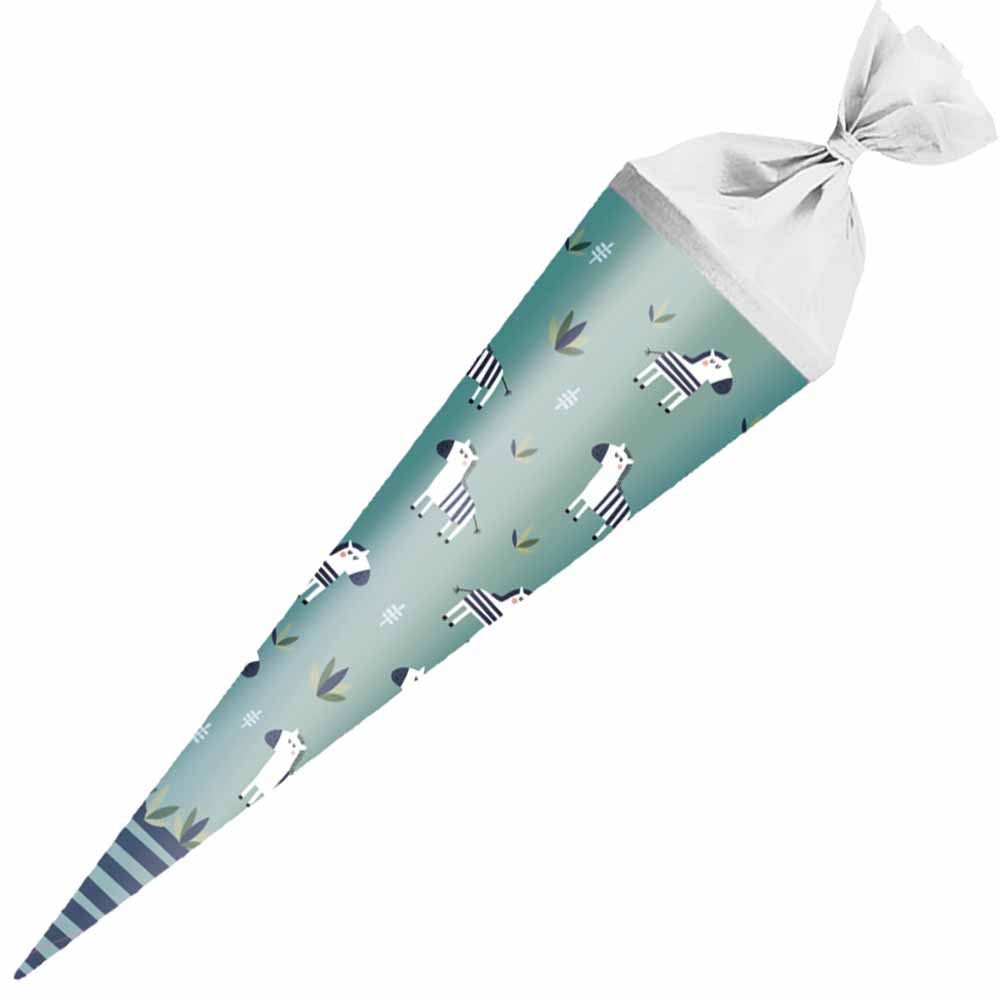 Herlitz Schultüte 35 cm Zebra mint