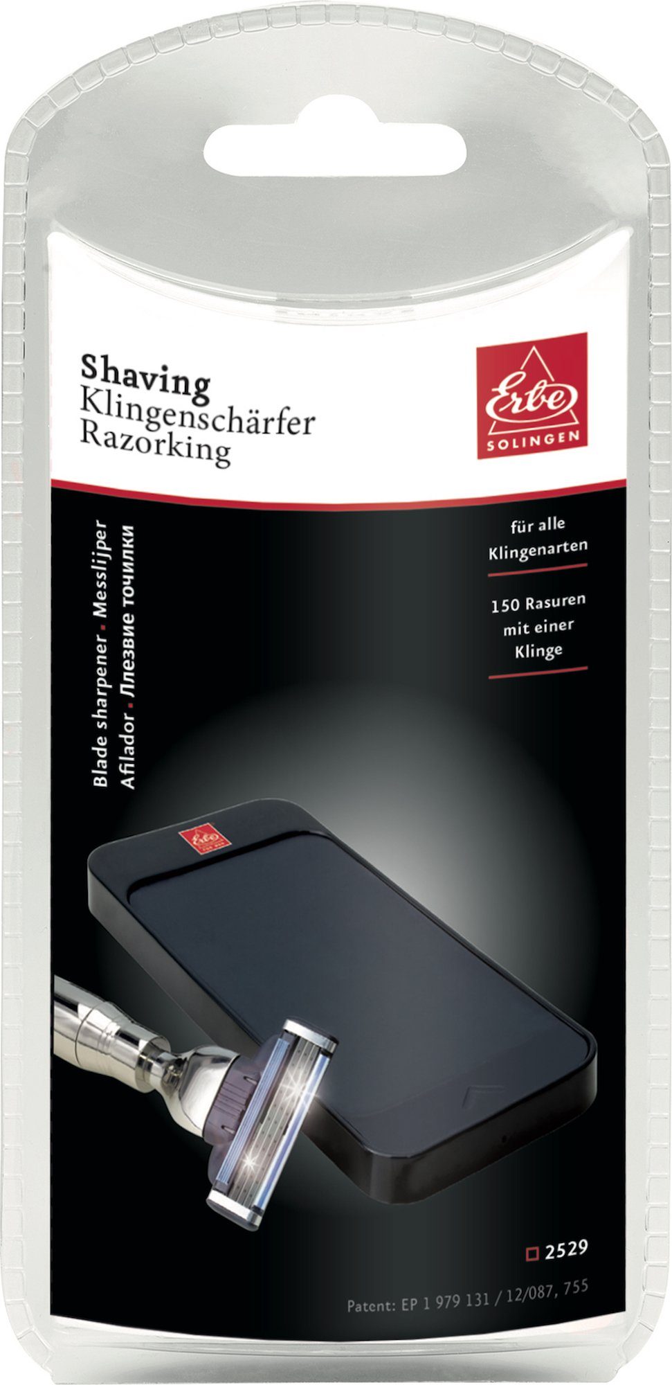 ERBE Rasierklingenschärfer RASIERKLINGEN-SCHÄRFER - der lukarativer Klingeschärfer Erbe-Solingen