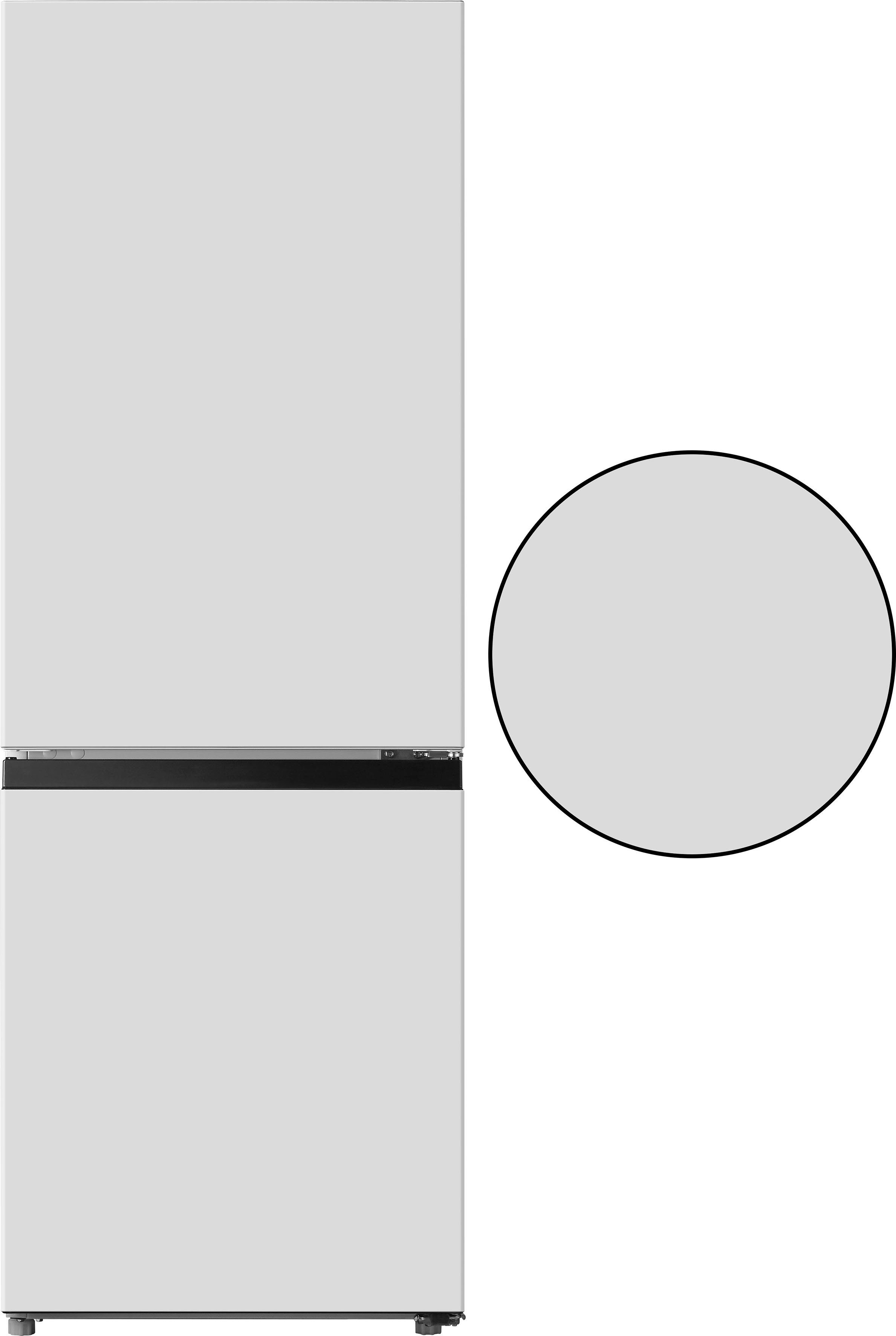Hanseatic Kühl-/Gefrierkombination HKGK14349DW, 143 cm hoch, 49,5 cm breit, Abtauautomatik, Obst & Gemüse-Fach